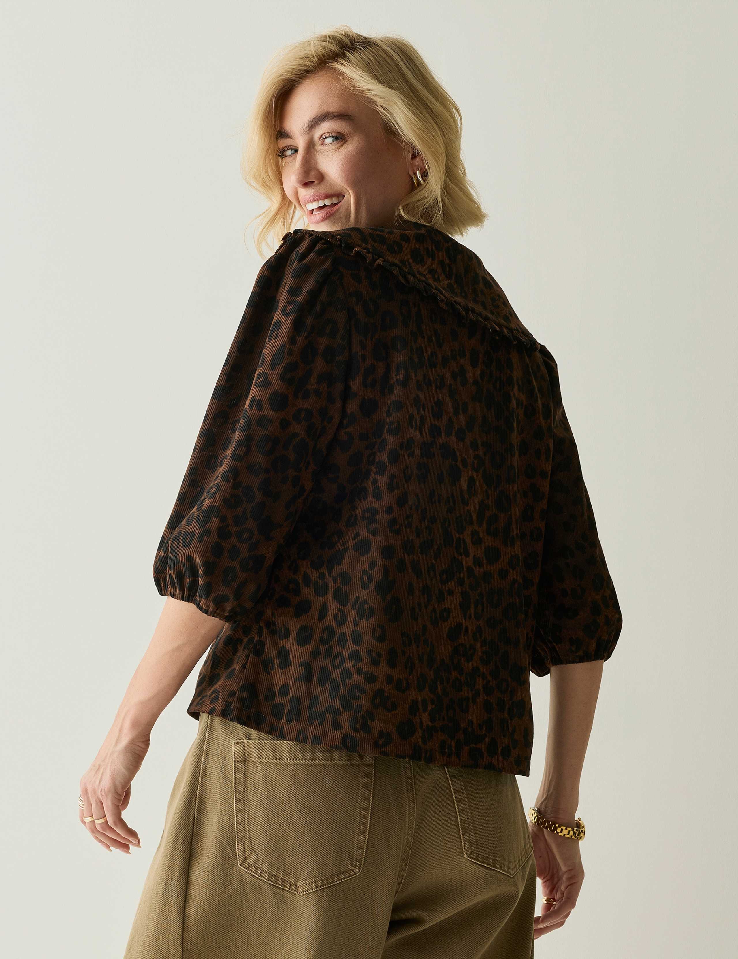 Cord Collared Relaxed Blouse 6 of 8