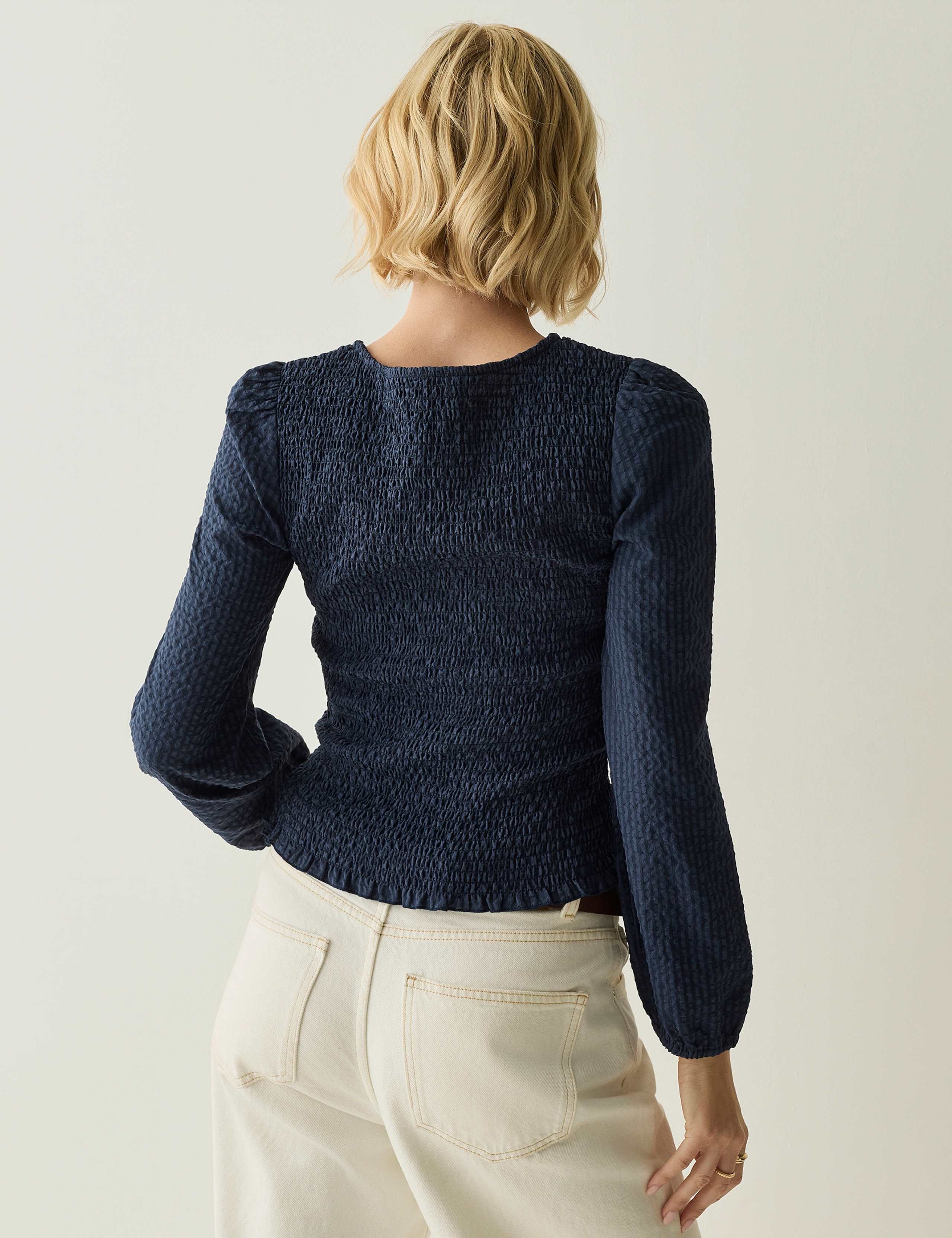 Textured Shirred Top 4 of 8