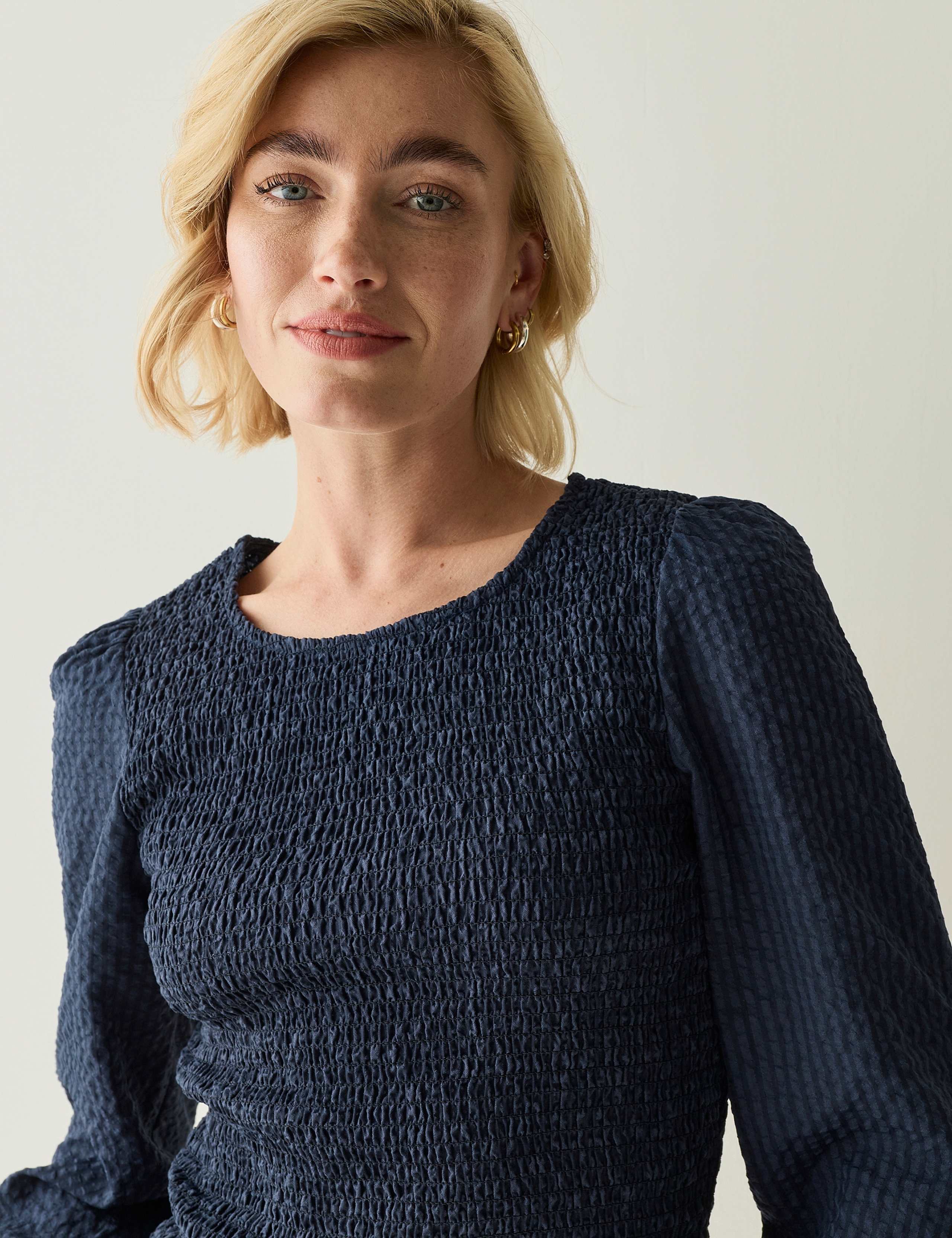 Textured Shirred Top 5 of 8