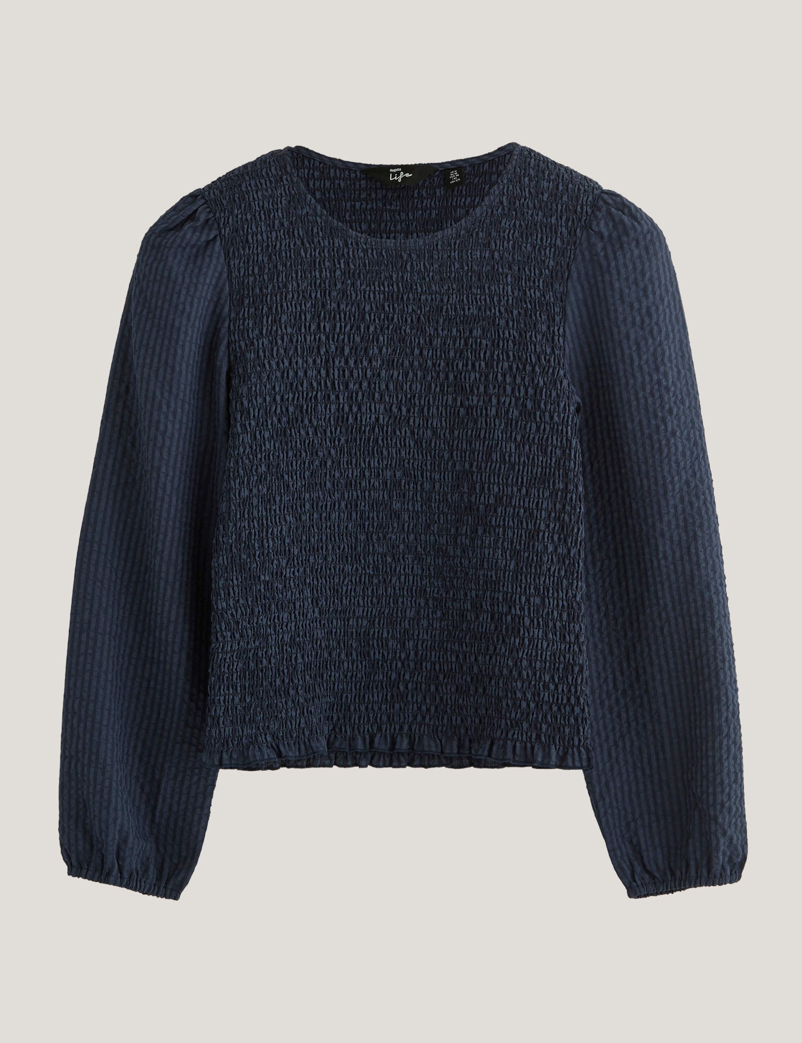 Textured Shirred Top 2 of 8