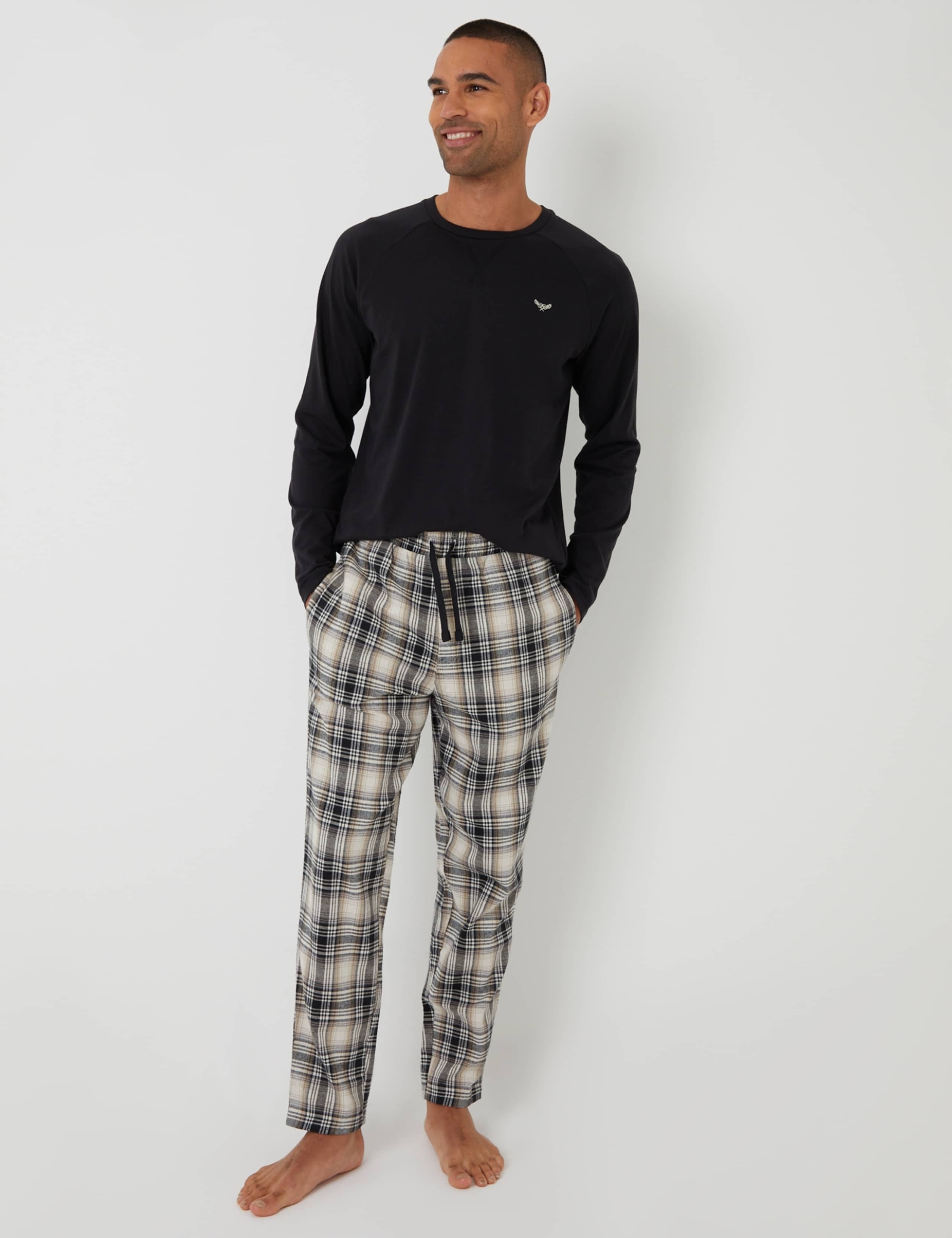 Cotton Flannel Checked Pyjama Set 1 of 5