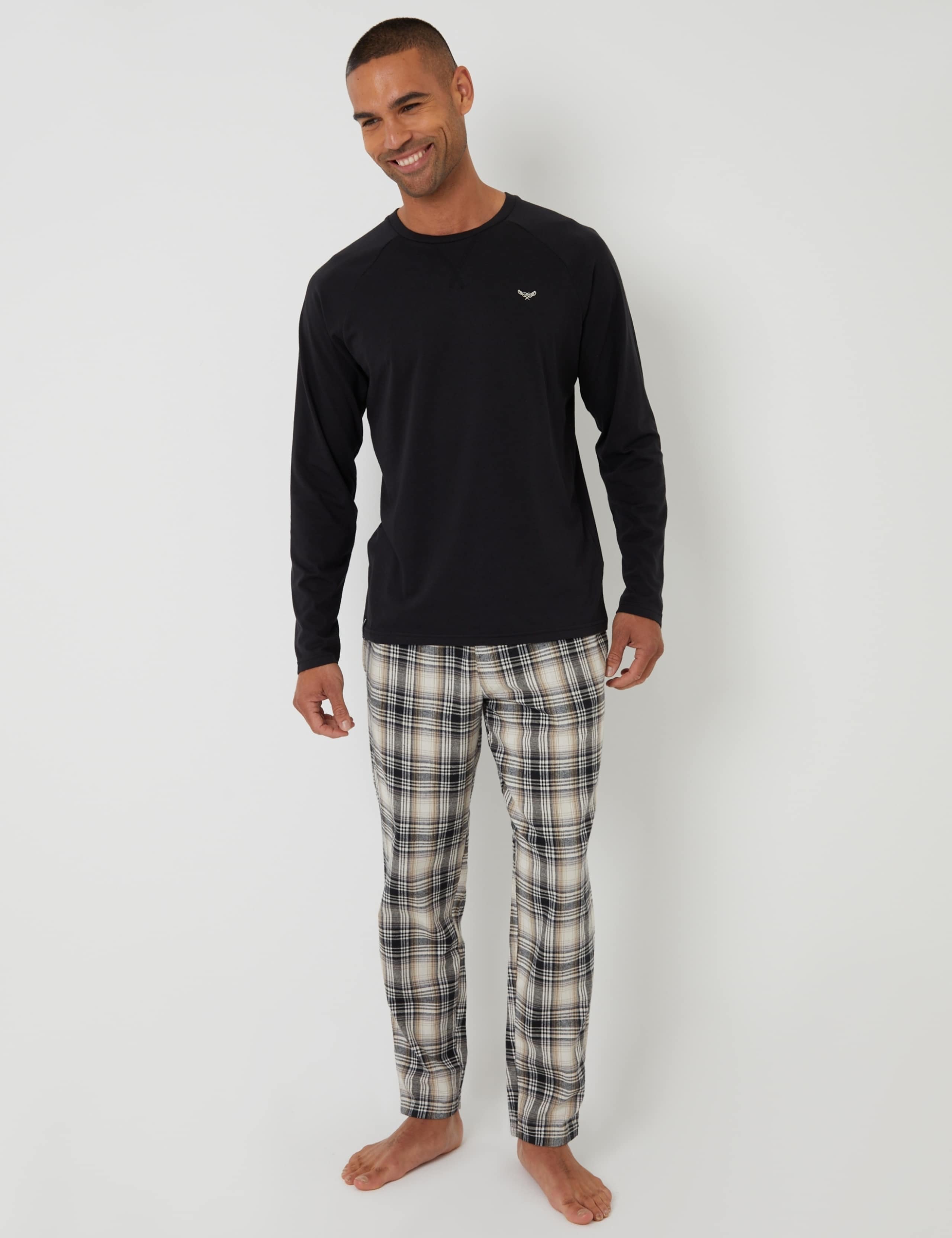 Cotton Flannel Checked Pyjama Set 3 of 5
