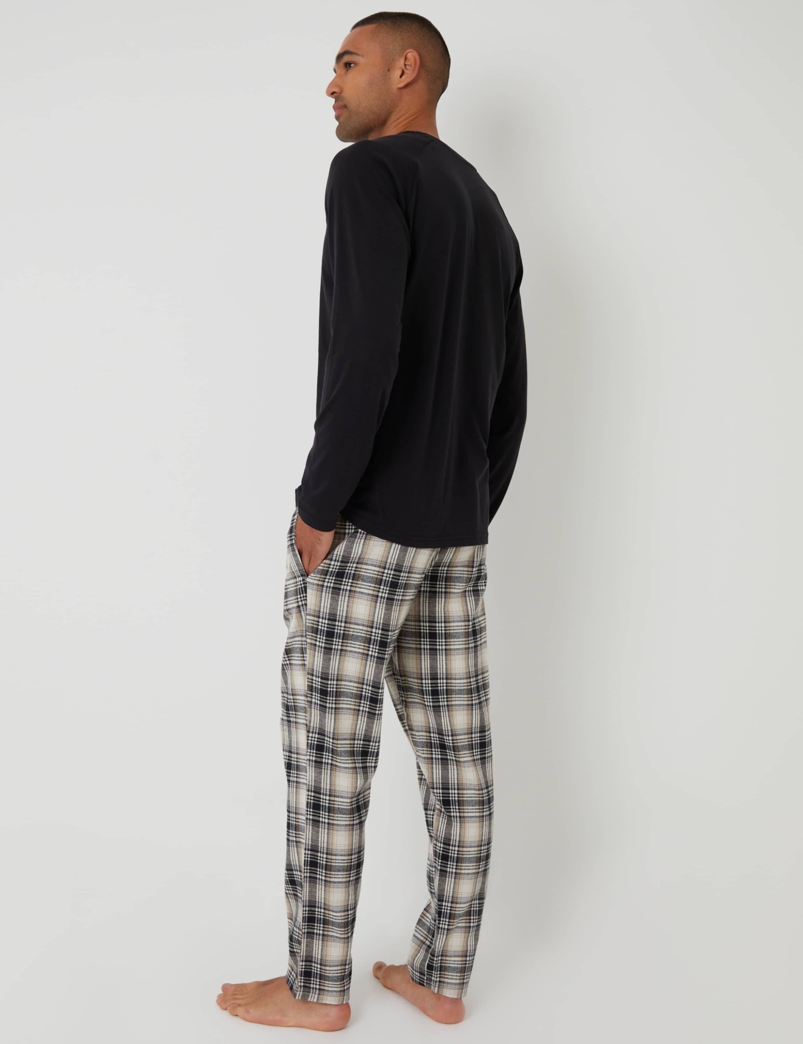 Cotton Flannel Checked Pyjama Set 5 of 5