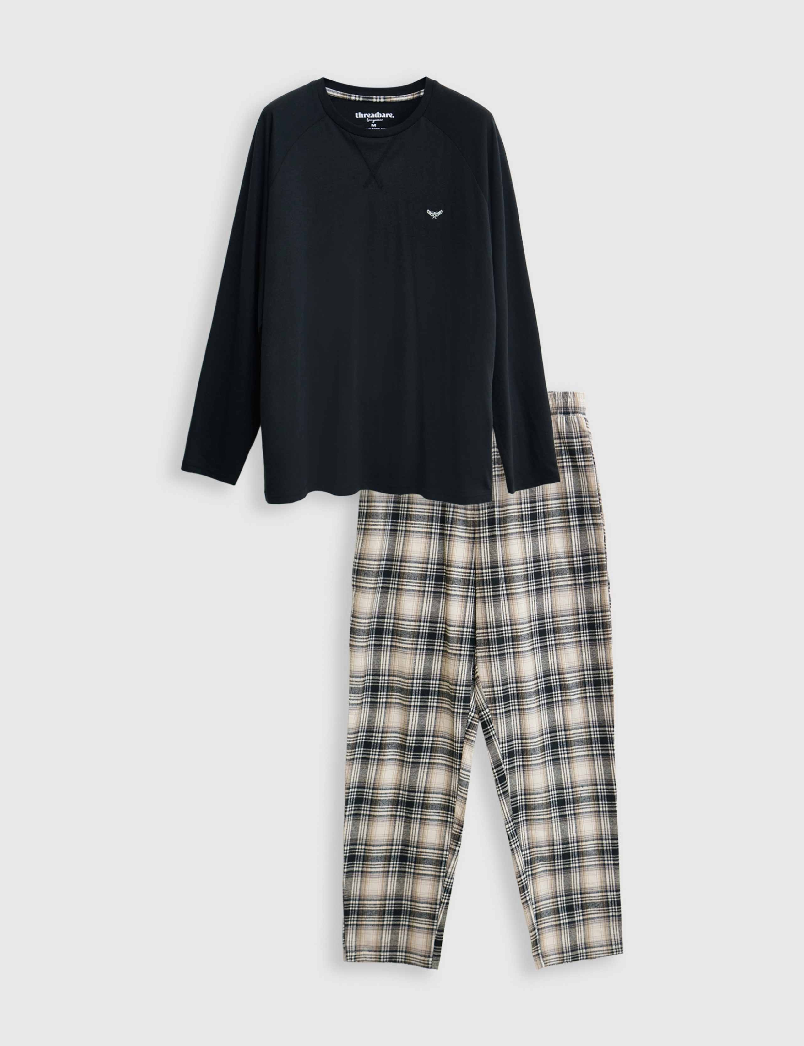Cotton Flannel Checked Pyjama Set 2 of 5