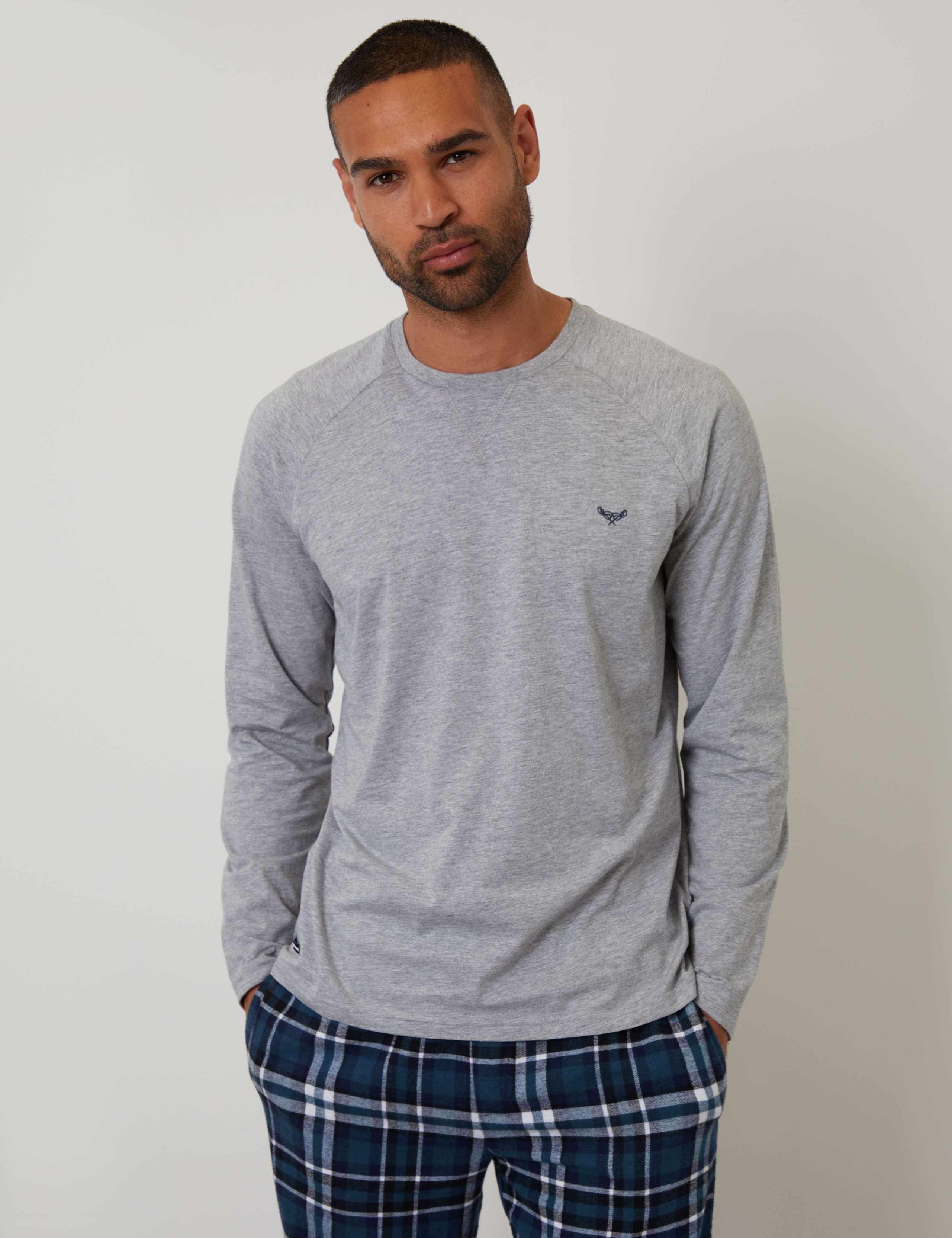 Cotton Rich Checked Flannel Pyjama Set 3 of 5
