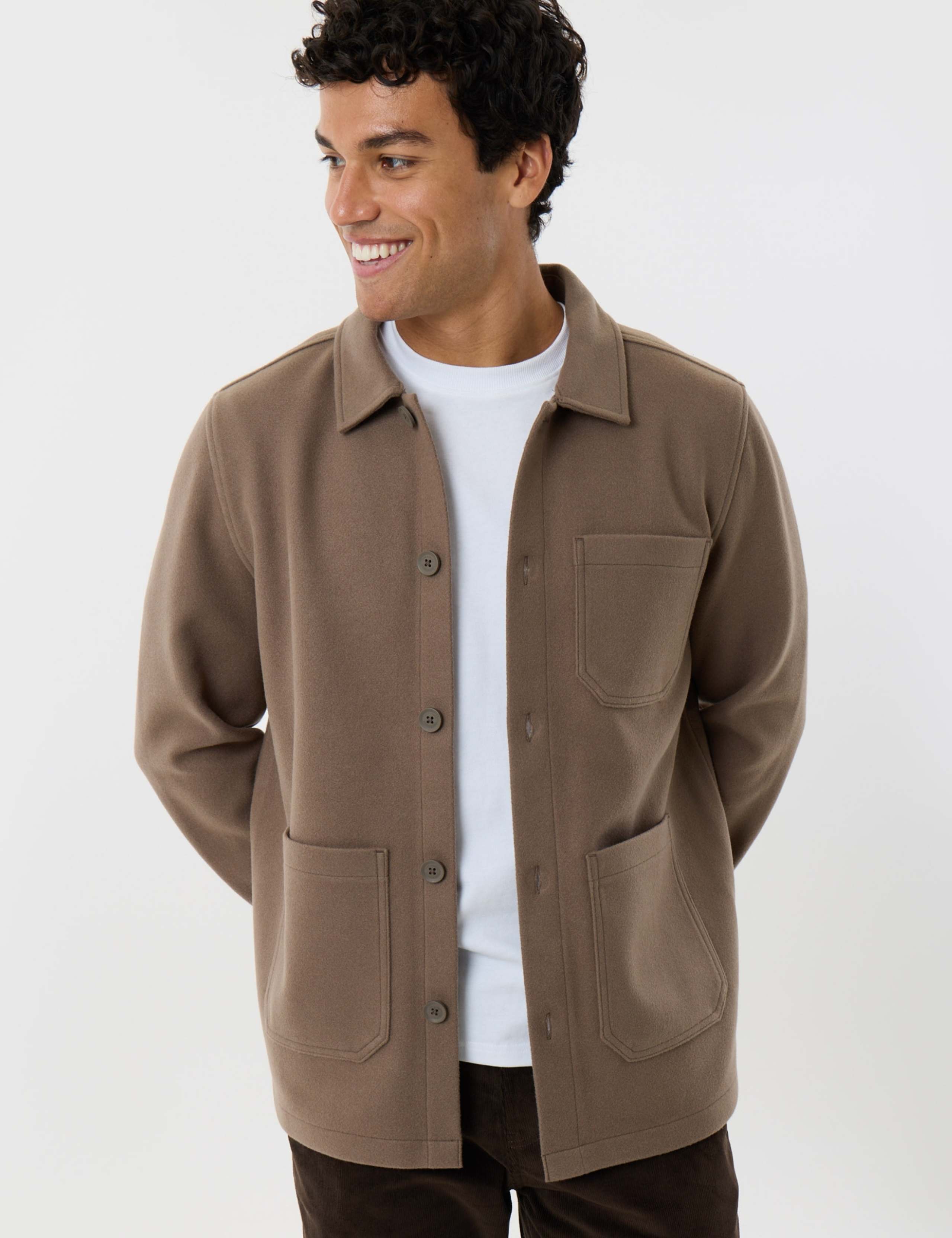 Lightweight Button Up Shacket 1 of 7