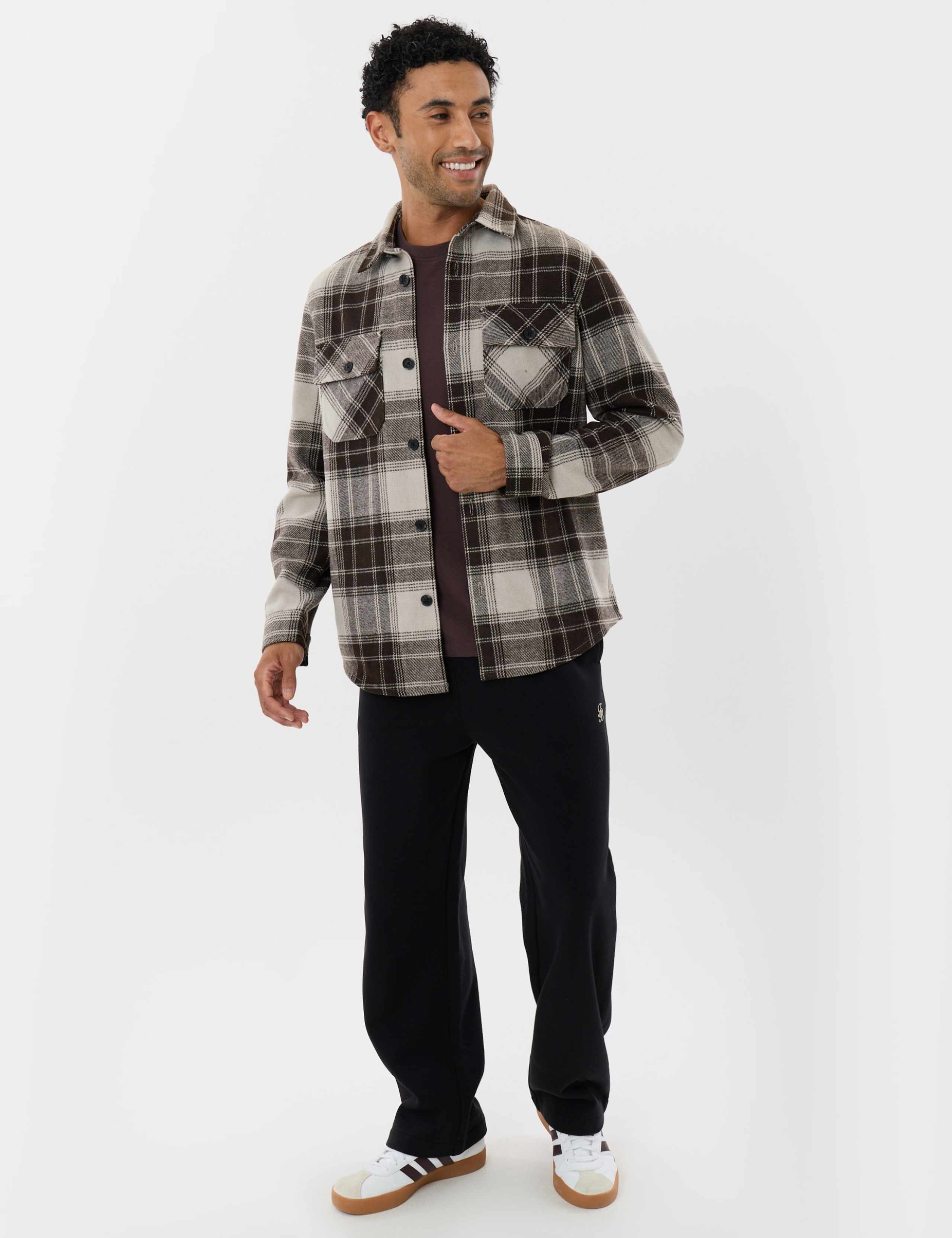 Checked Lightweight Shacket 3 of 7