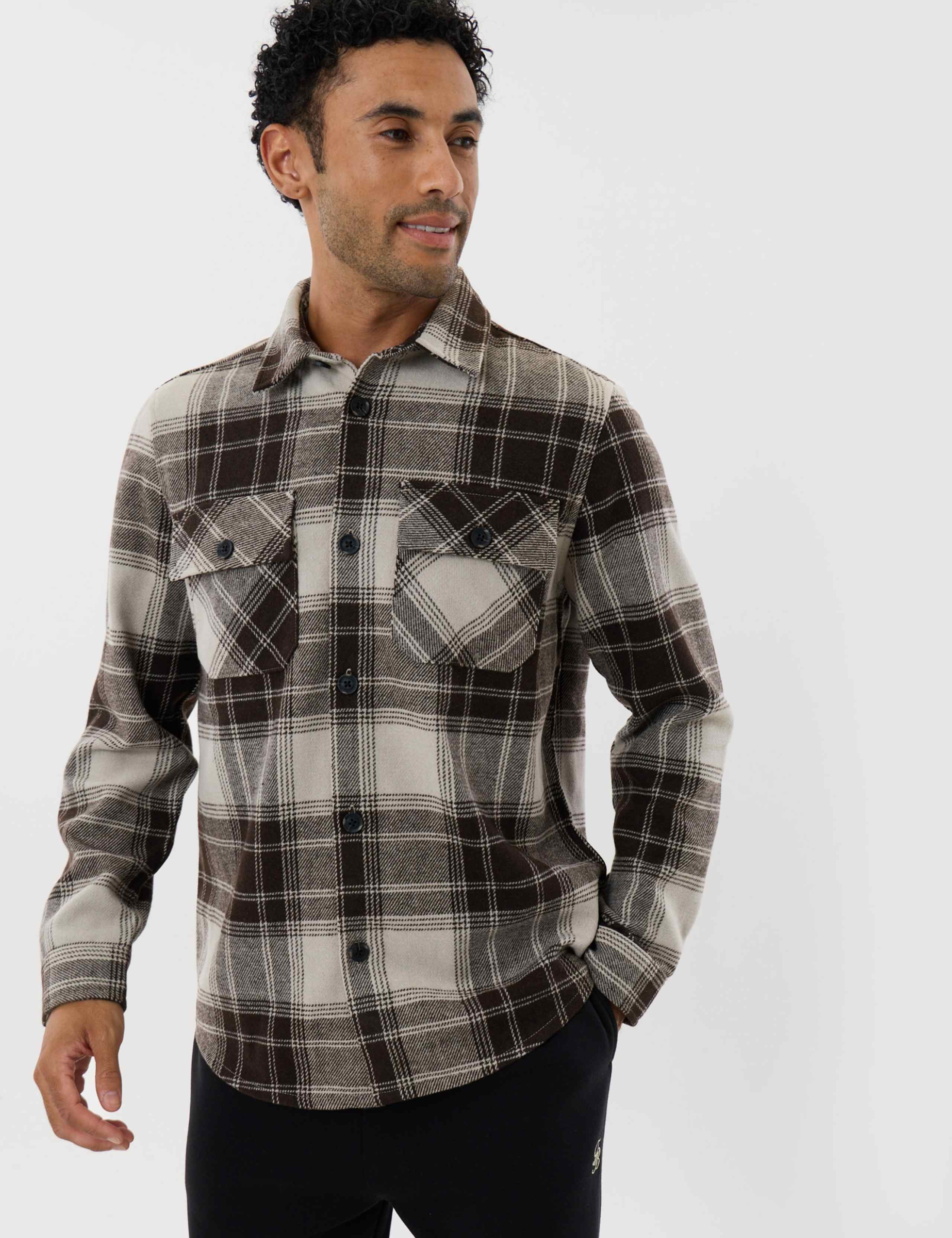 Checked Lightweight Shacket 4 of 7