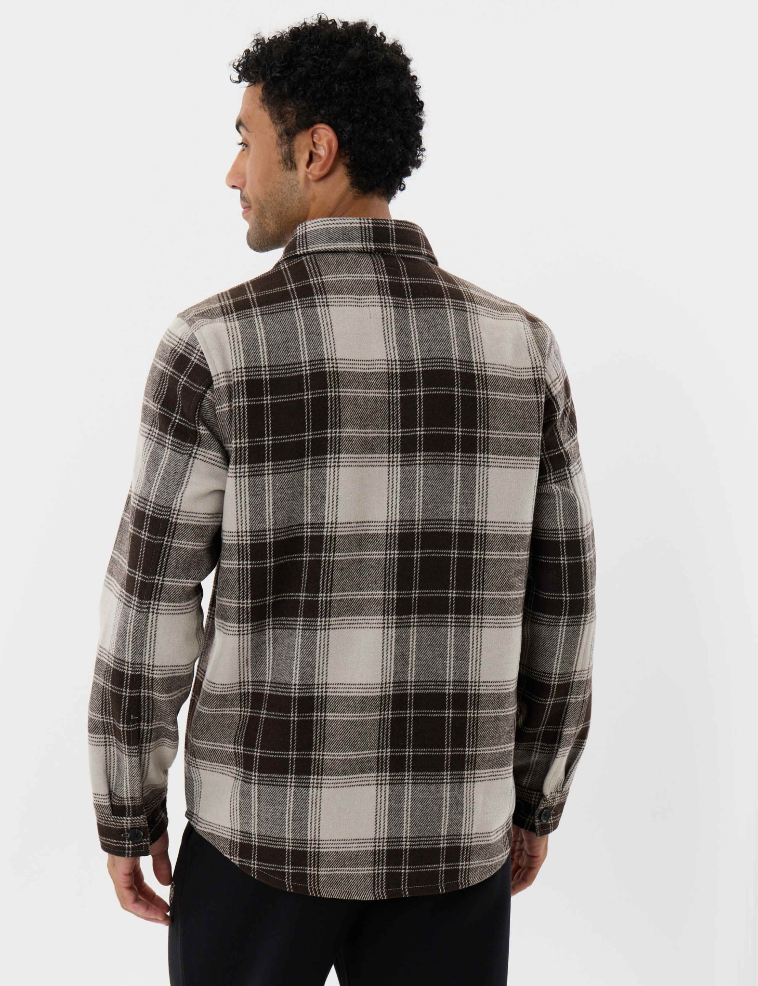 Checked Lightweight Shacket 6 of 7