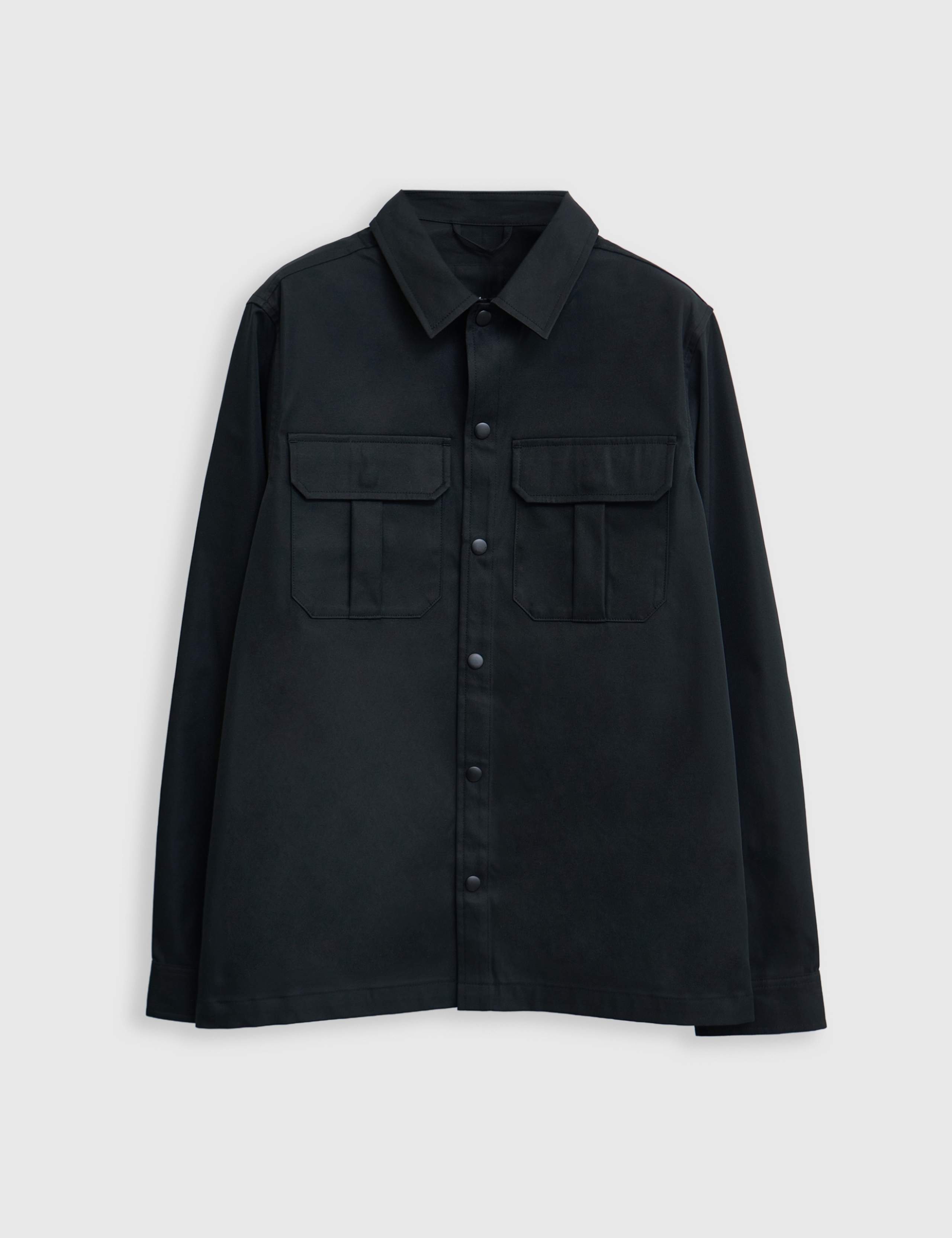 Stretch Twill Patch Pocket Overshirt 2 of 5