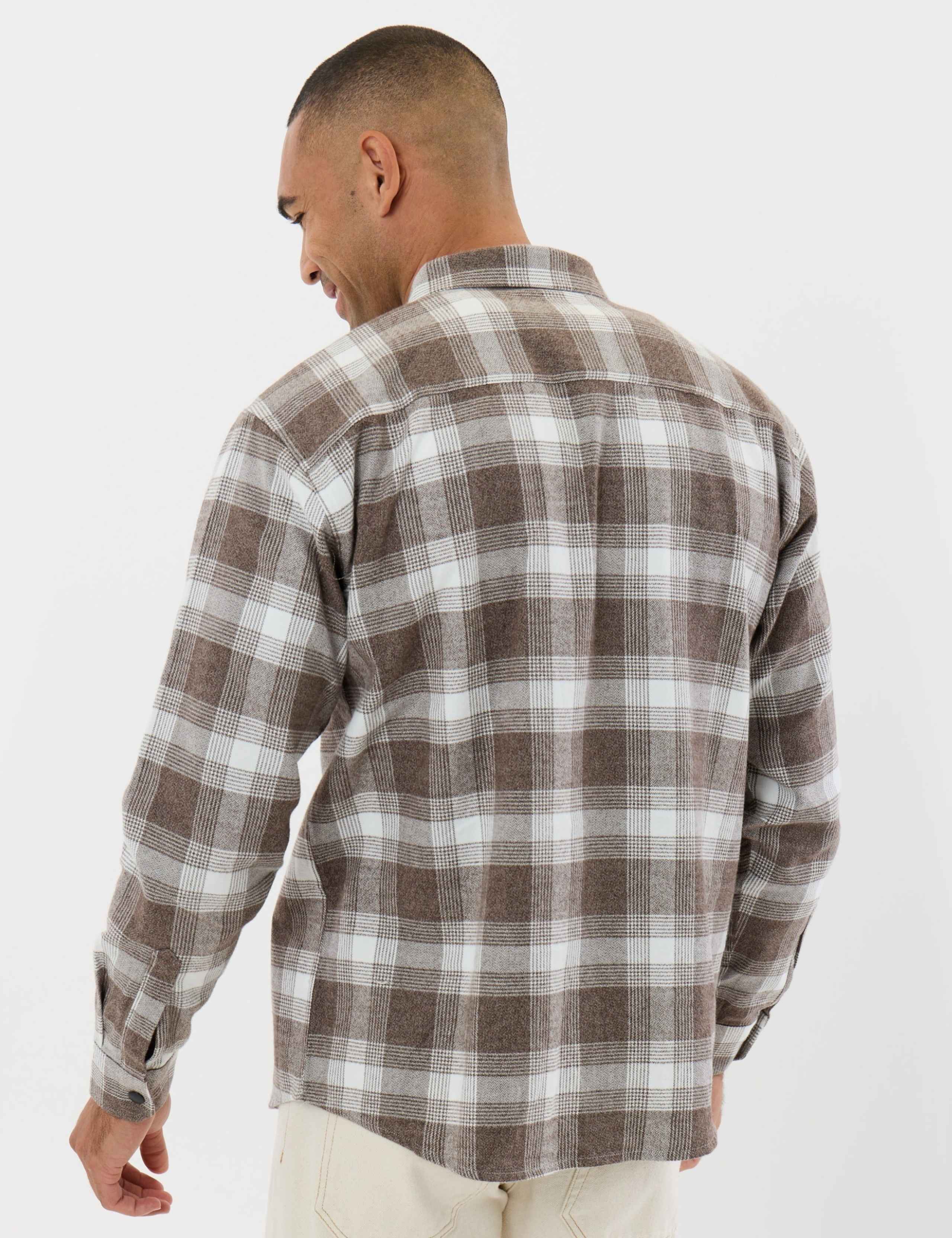 Relaxed Fit Pure Cotton Checked Patch Pocket Shirt 6 of 6