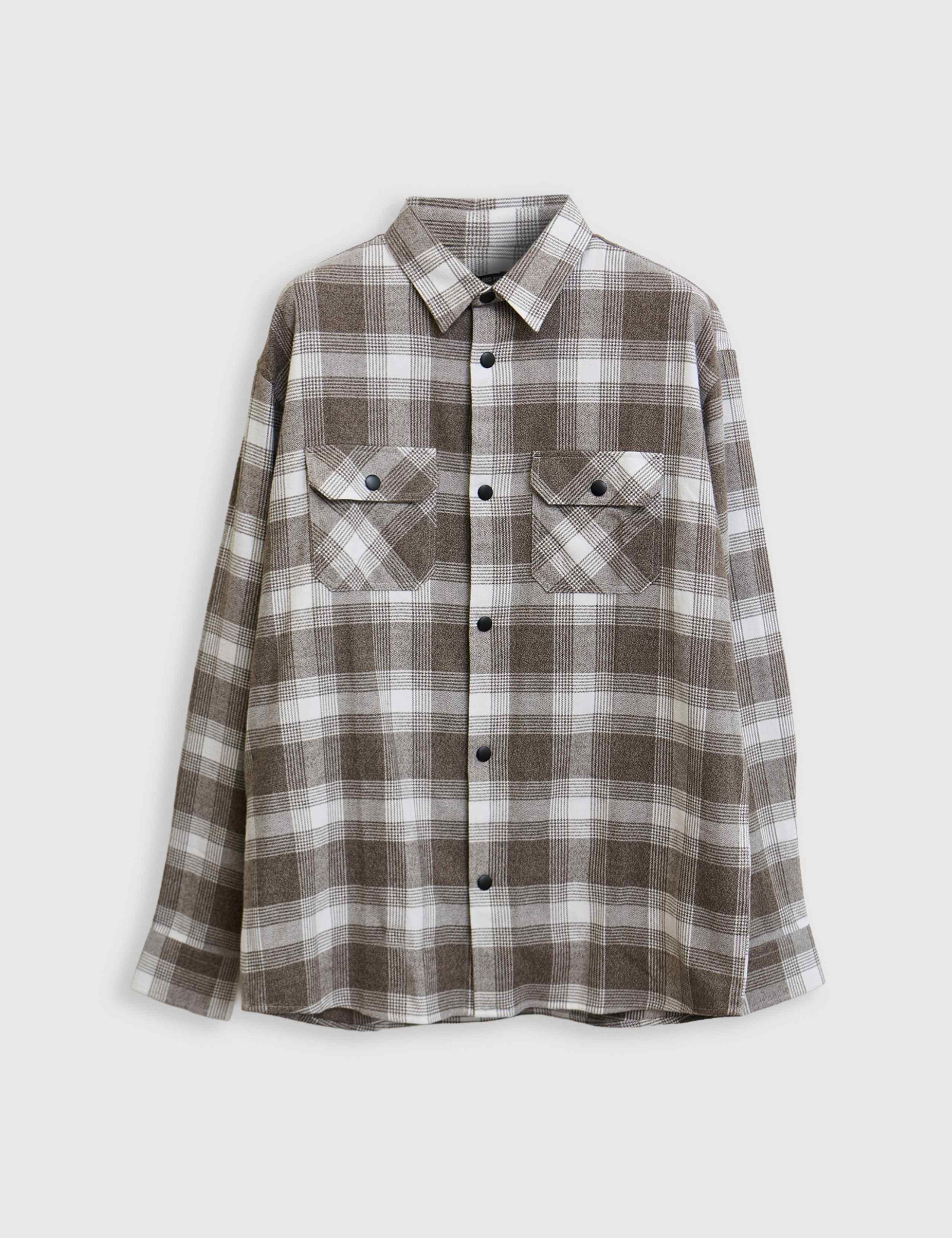 Relaxed Fit Pure Cotton Checked Patch Pocket Shirt 2 of 6
