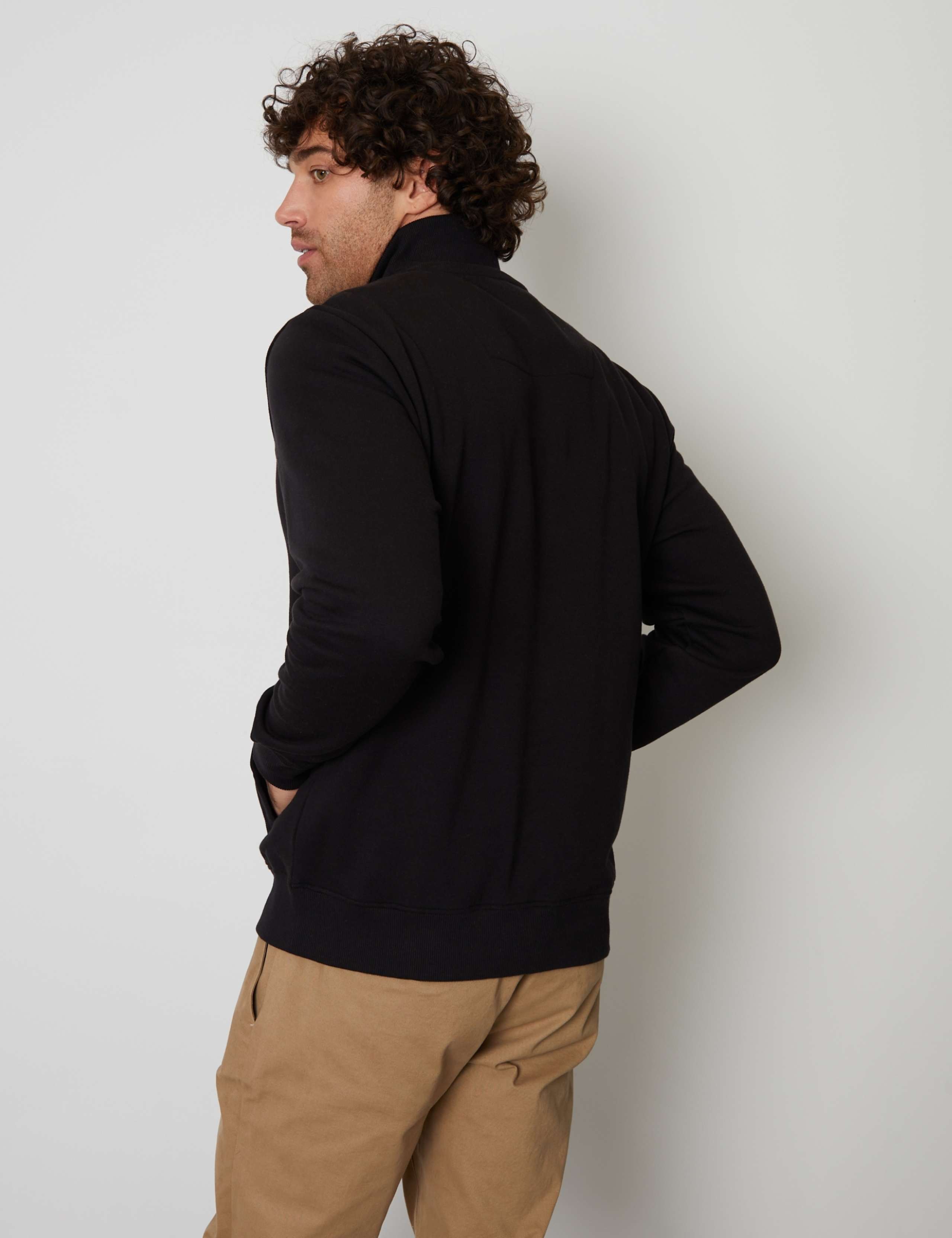 Cotton Rich Quarter Zip Sweatshirt 5 of 5