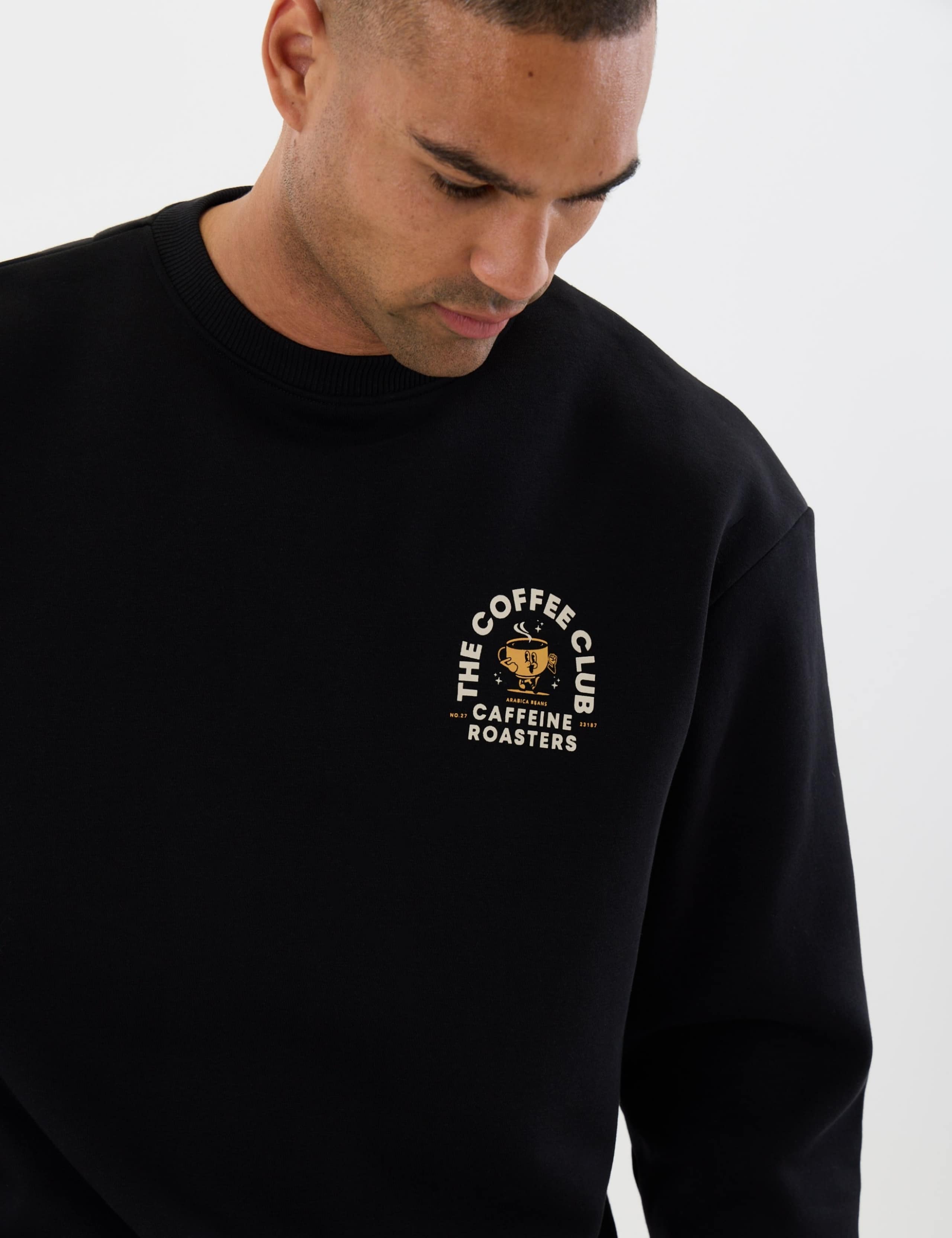 Cotton Blend Graphic Sweatshirt 4 of 6