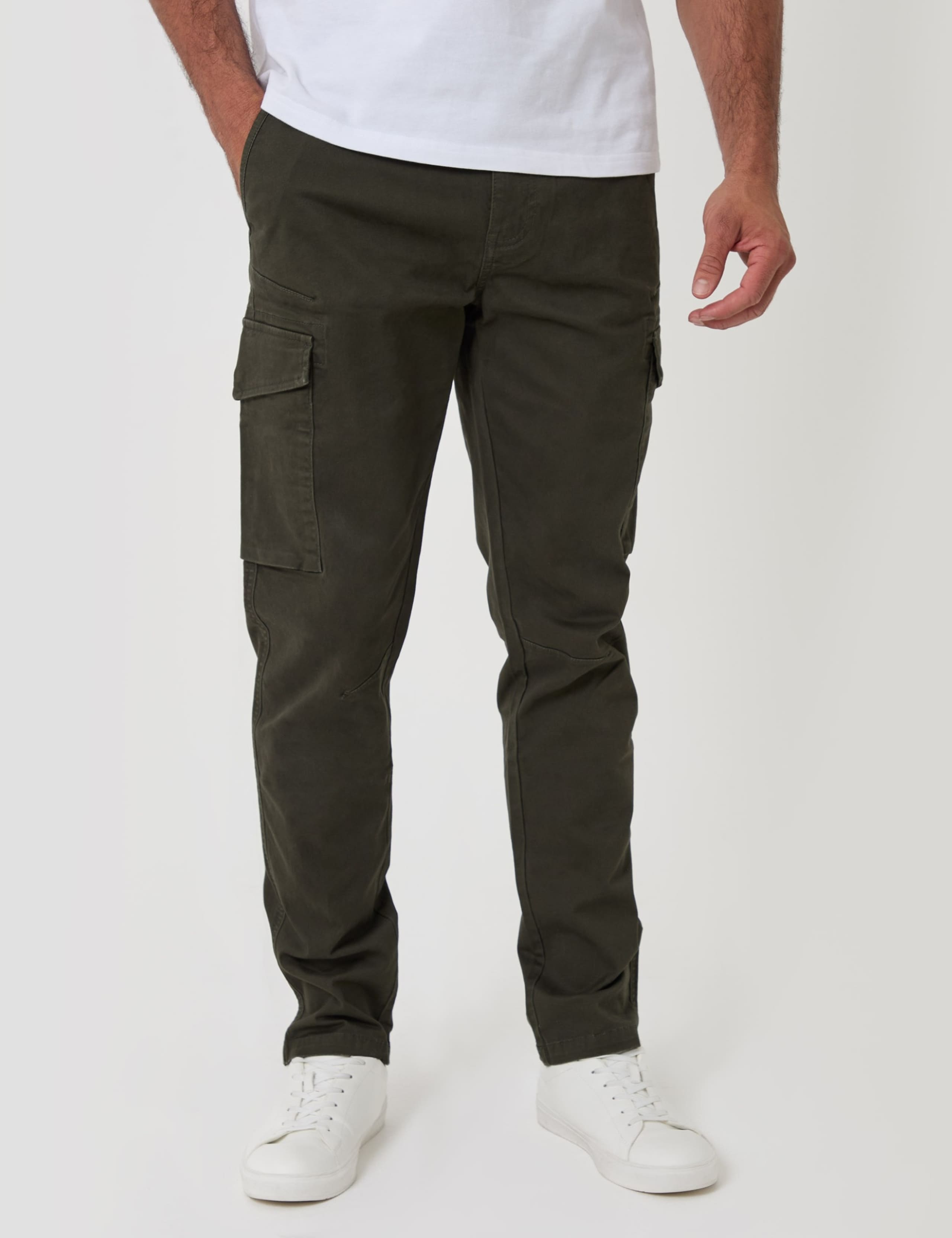 Slim Fit Cargo Style Trousers 1 of 5