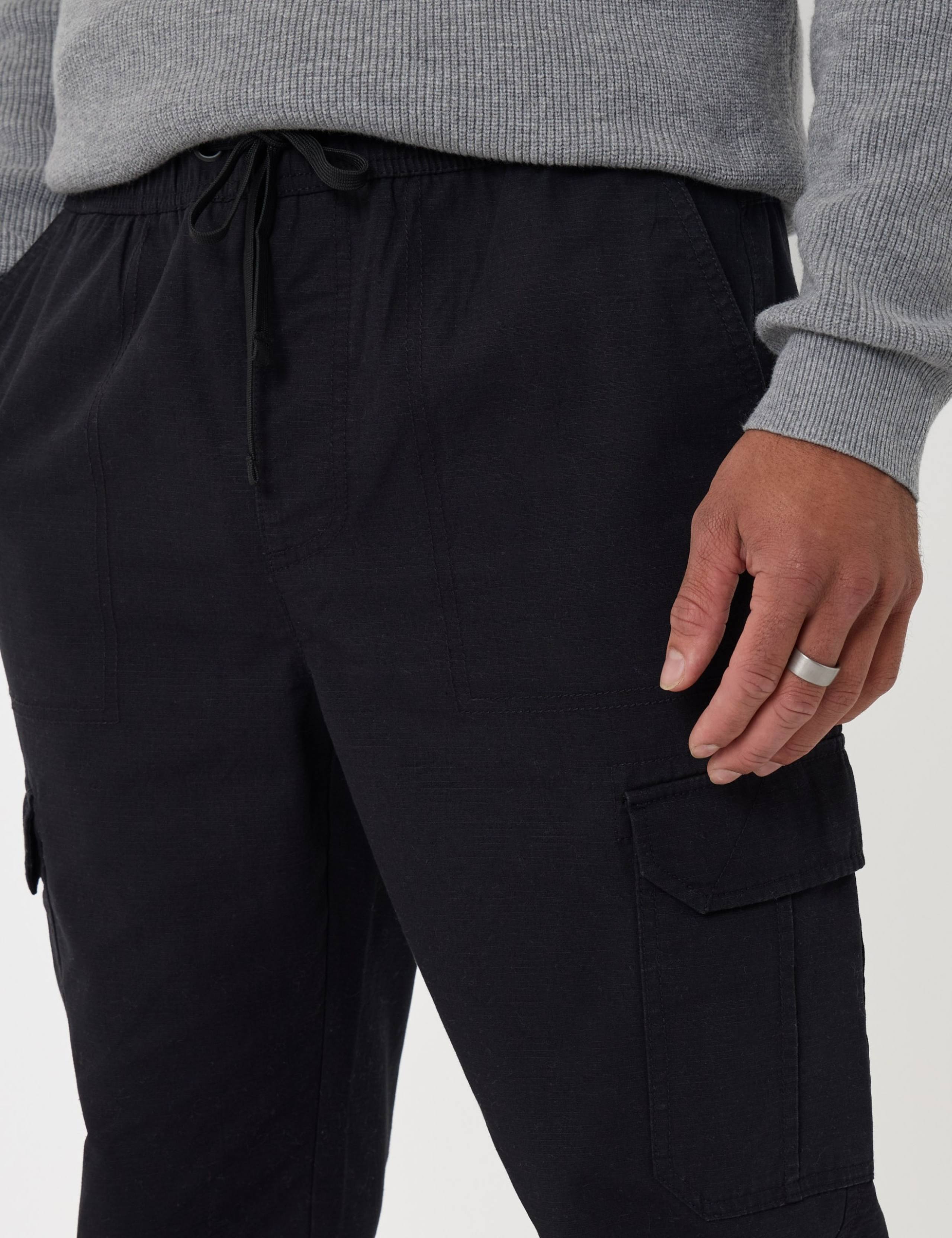 Regular Fit Cotton Cargo Trousers 4 of 5