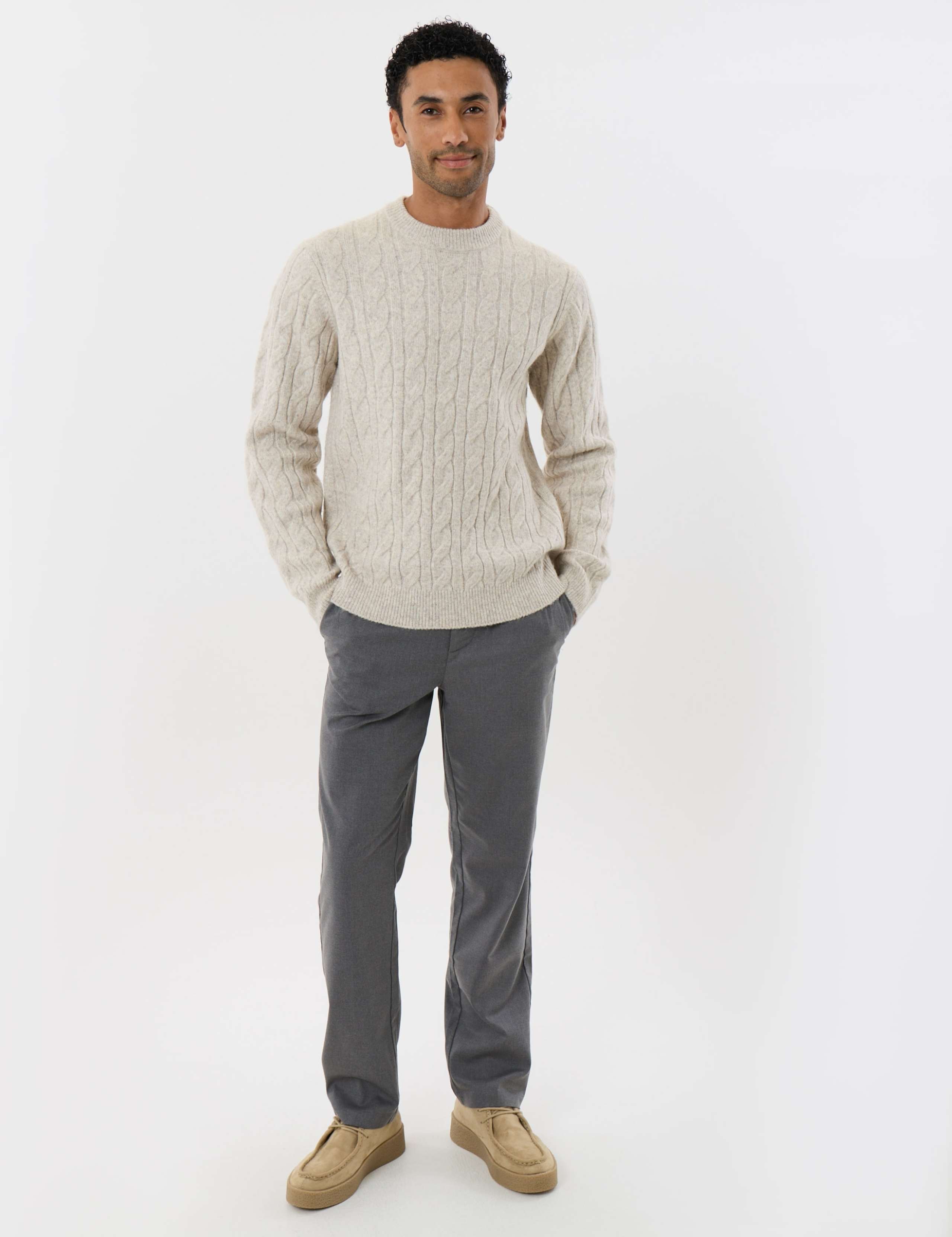 Straight Fit Drawcord Trousers 3 of 5