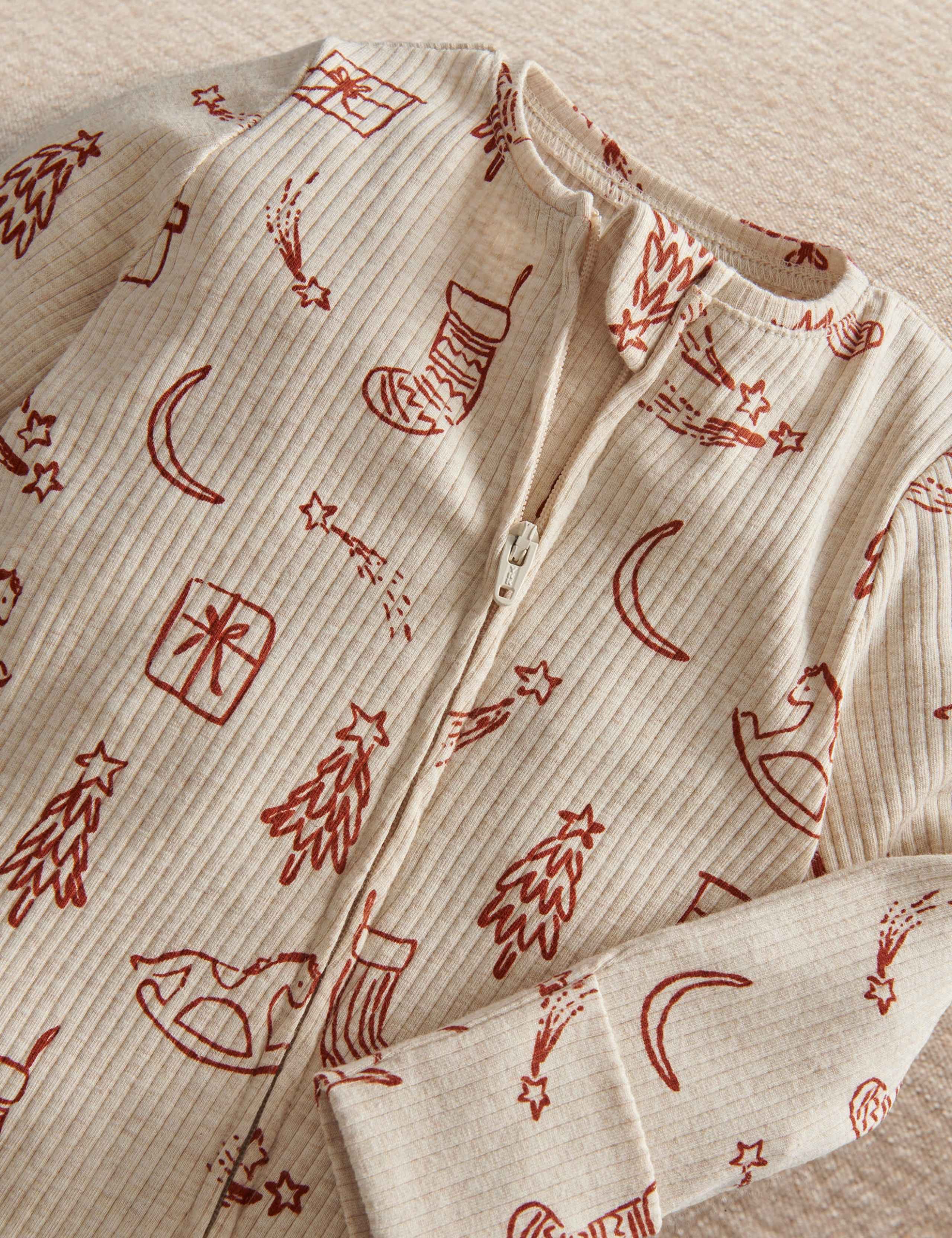 Cotton Rich Christmas Sleepsuit 8 of 8