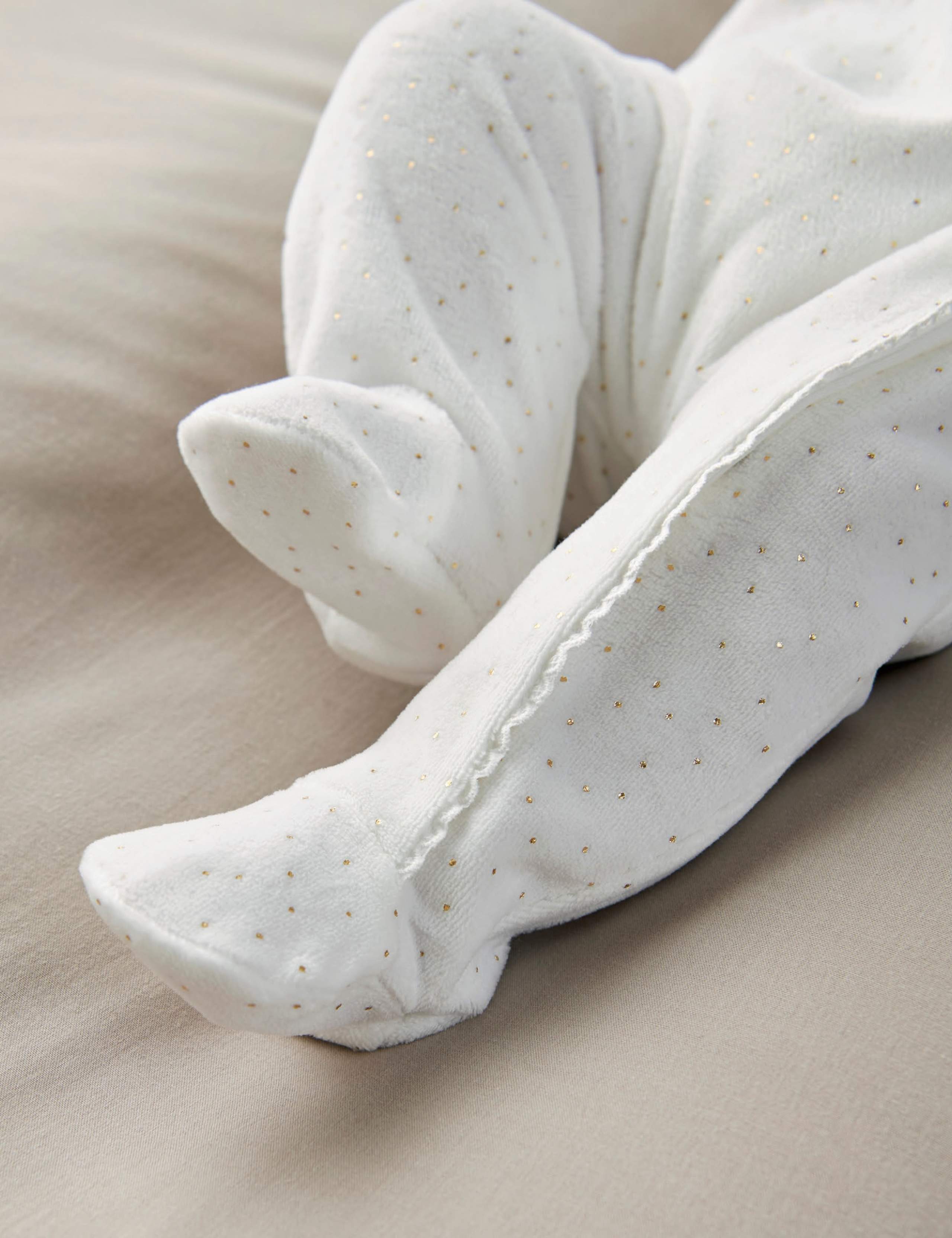My First Christmas 2026 Bunny Sleepsuit 6 of 8