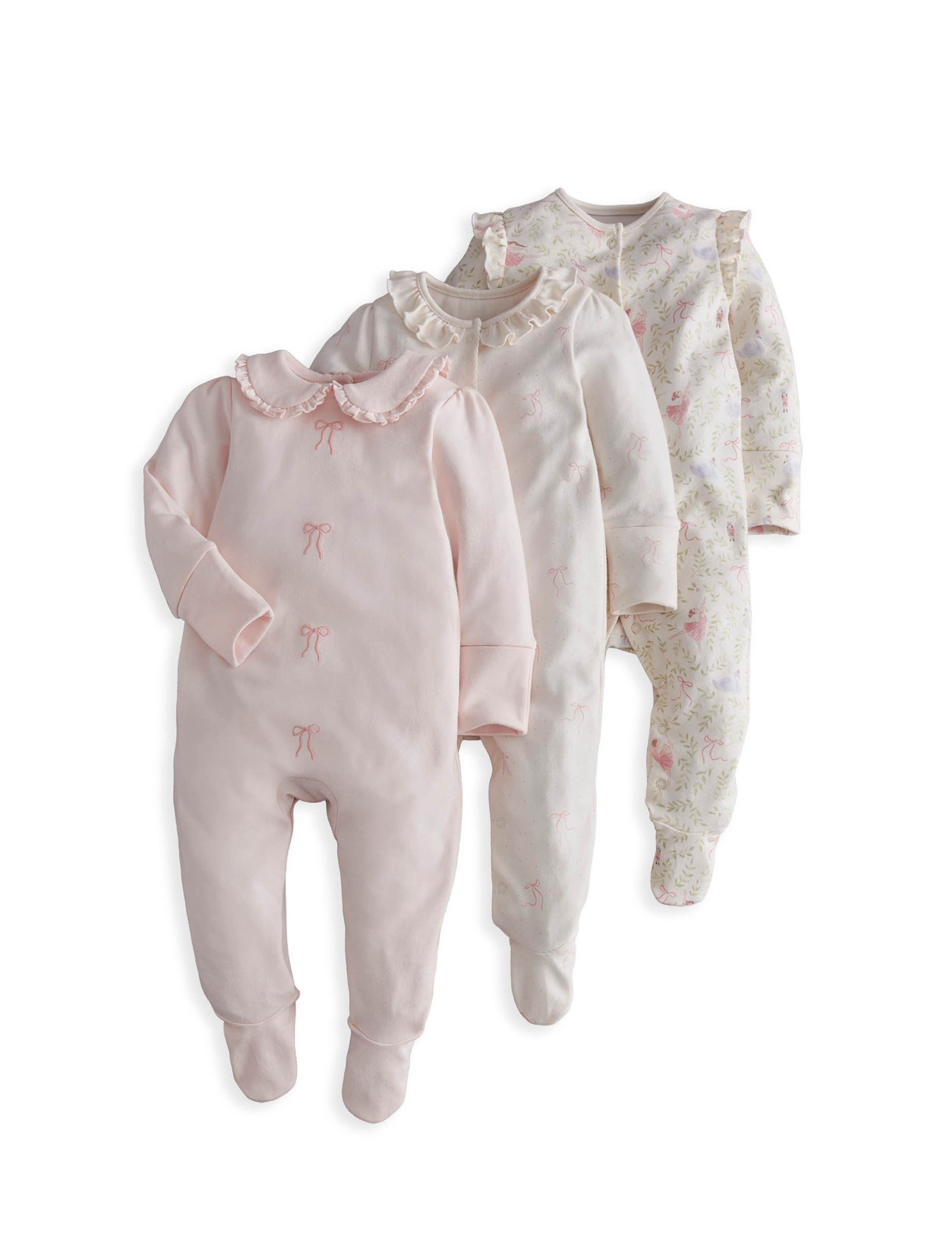 3 Pack Nutcracker Fairy Sleepsuits 2 of 4