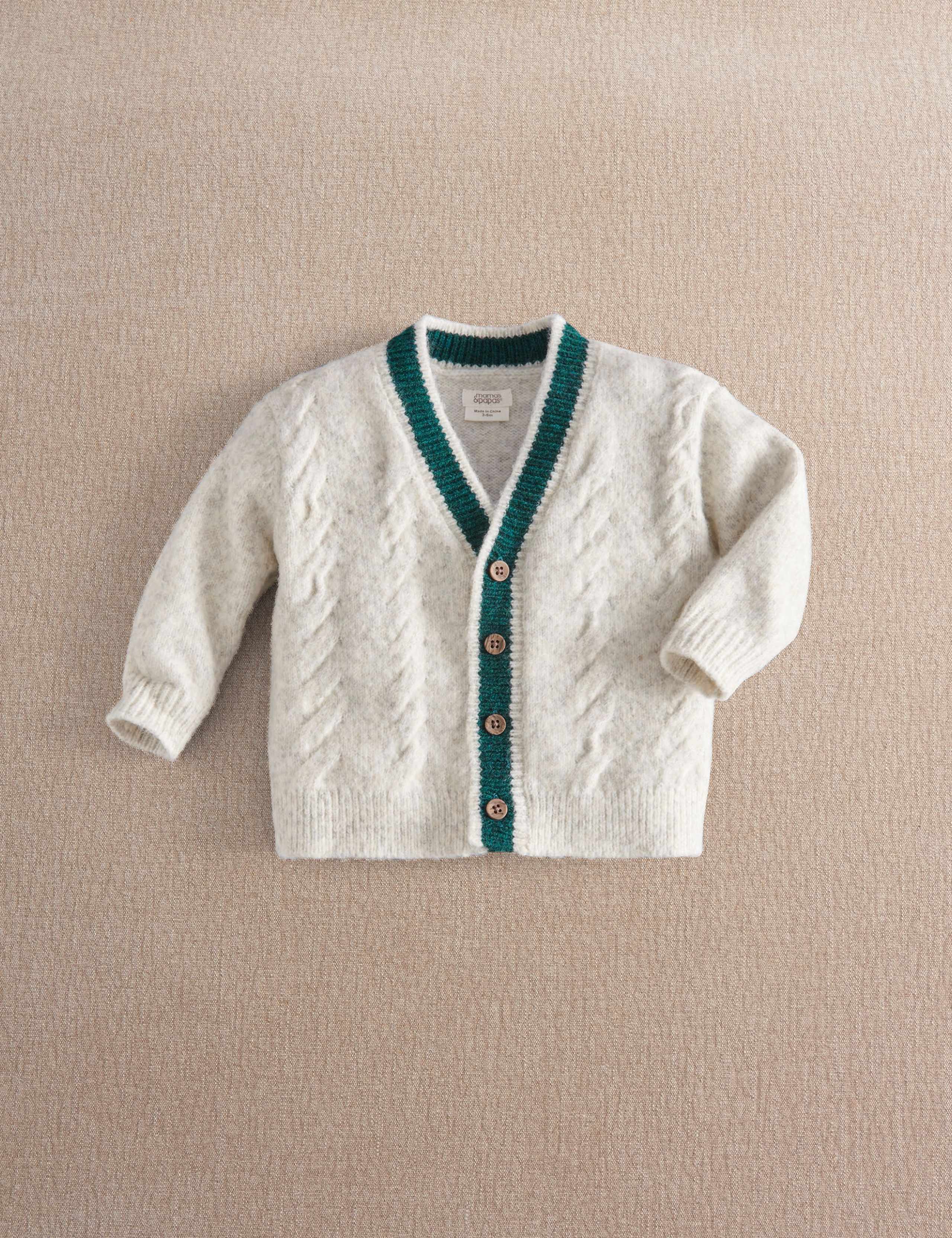 Chunky Cable Knit Cardigan 1 of 4