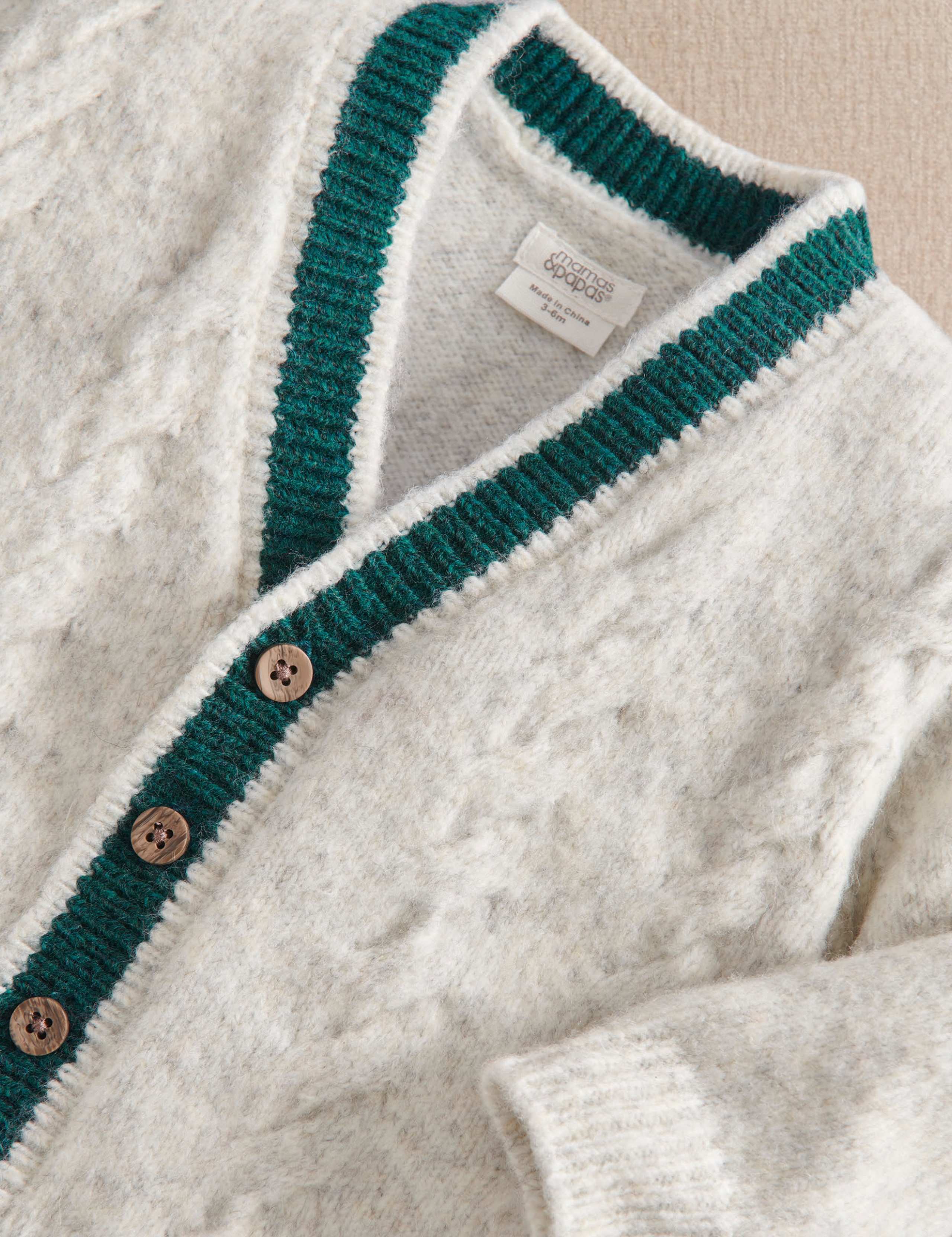 Chunky Cable Knit Cardigan 3 of 4