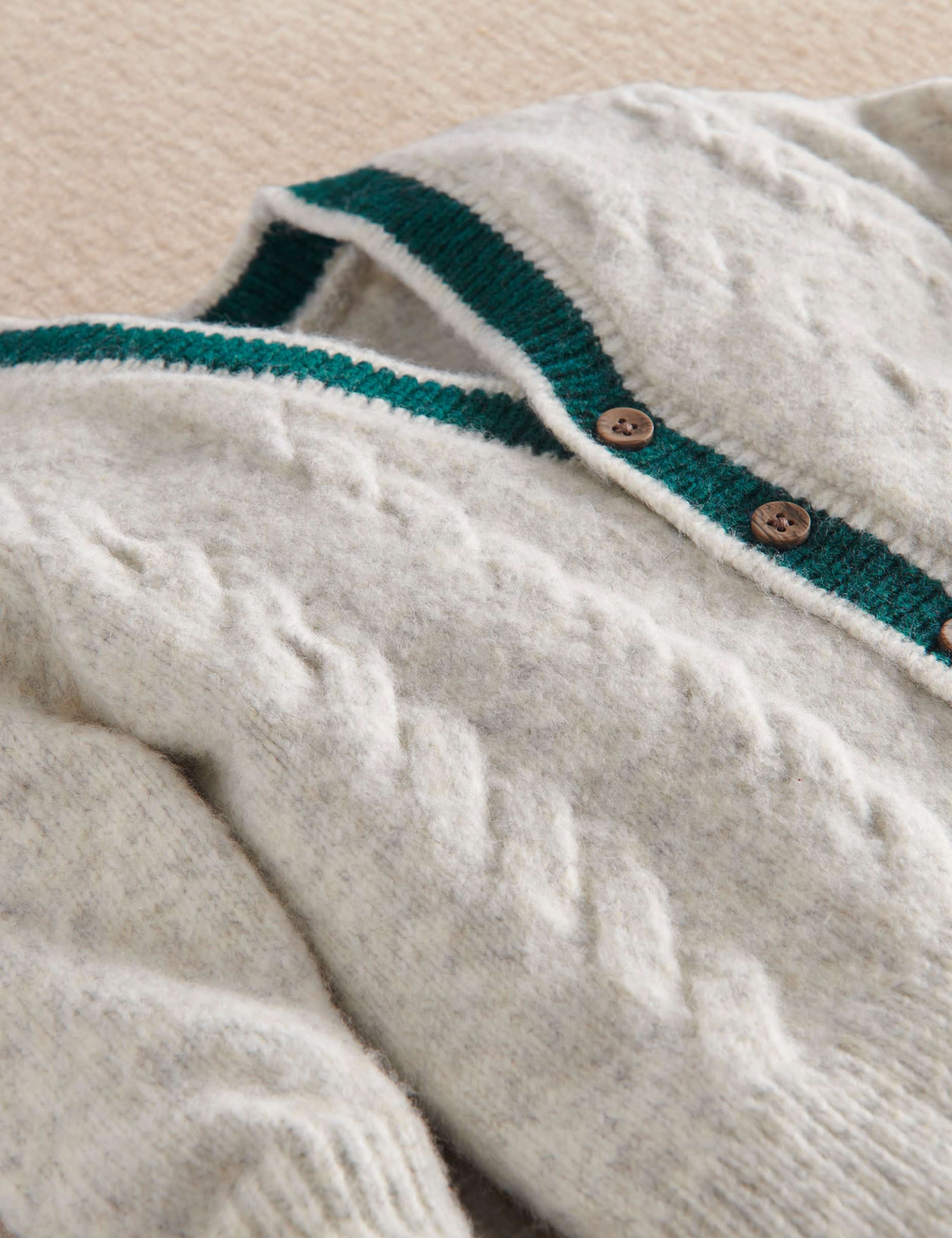 Chunky Cable Knit Cardigan 4 of 4