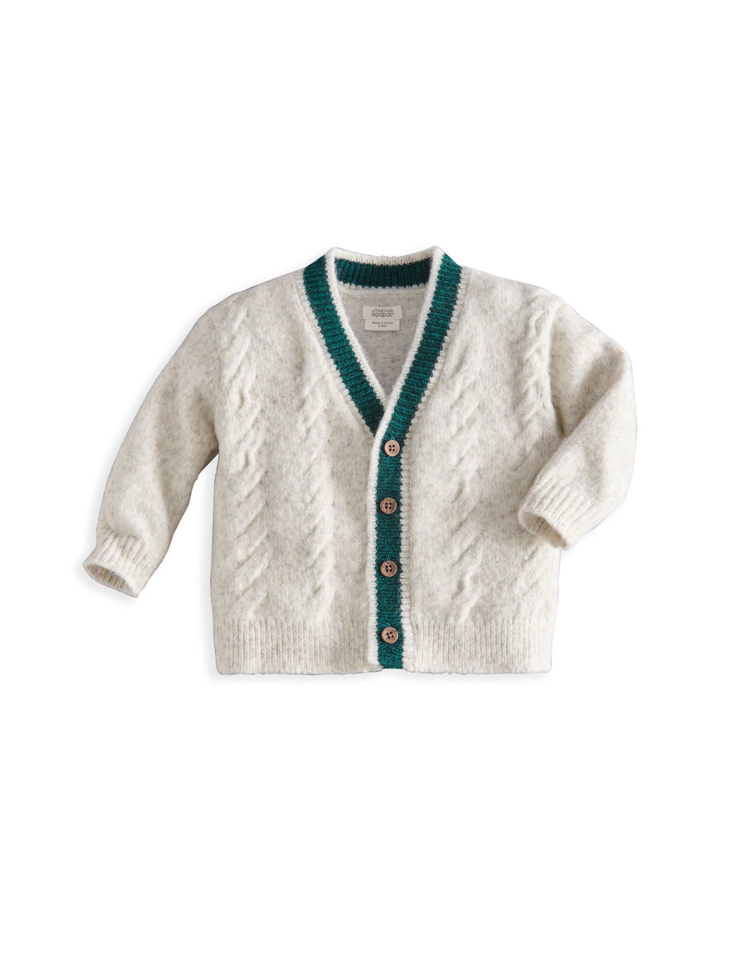 Chunky Cable Knit Cardigan 2 of 4