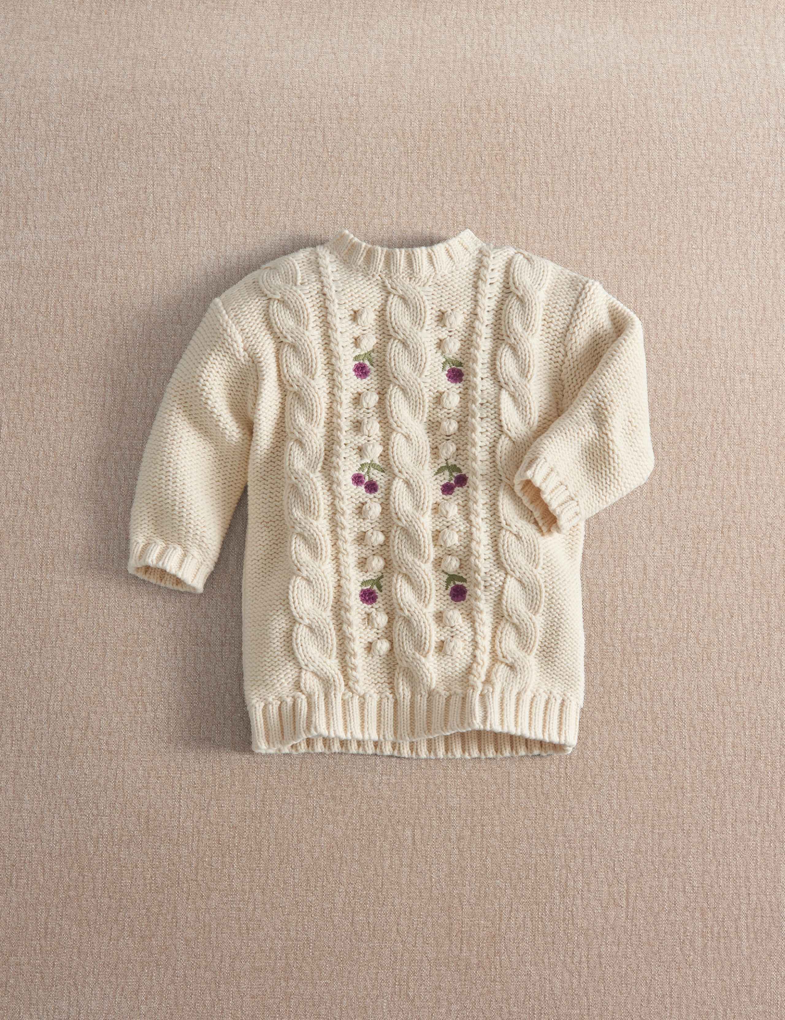 Pure Cotton Embroidered Jumper Dress (0-3 Yrs) 1 of 4