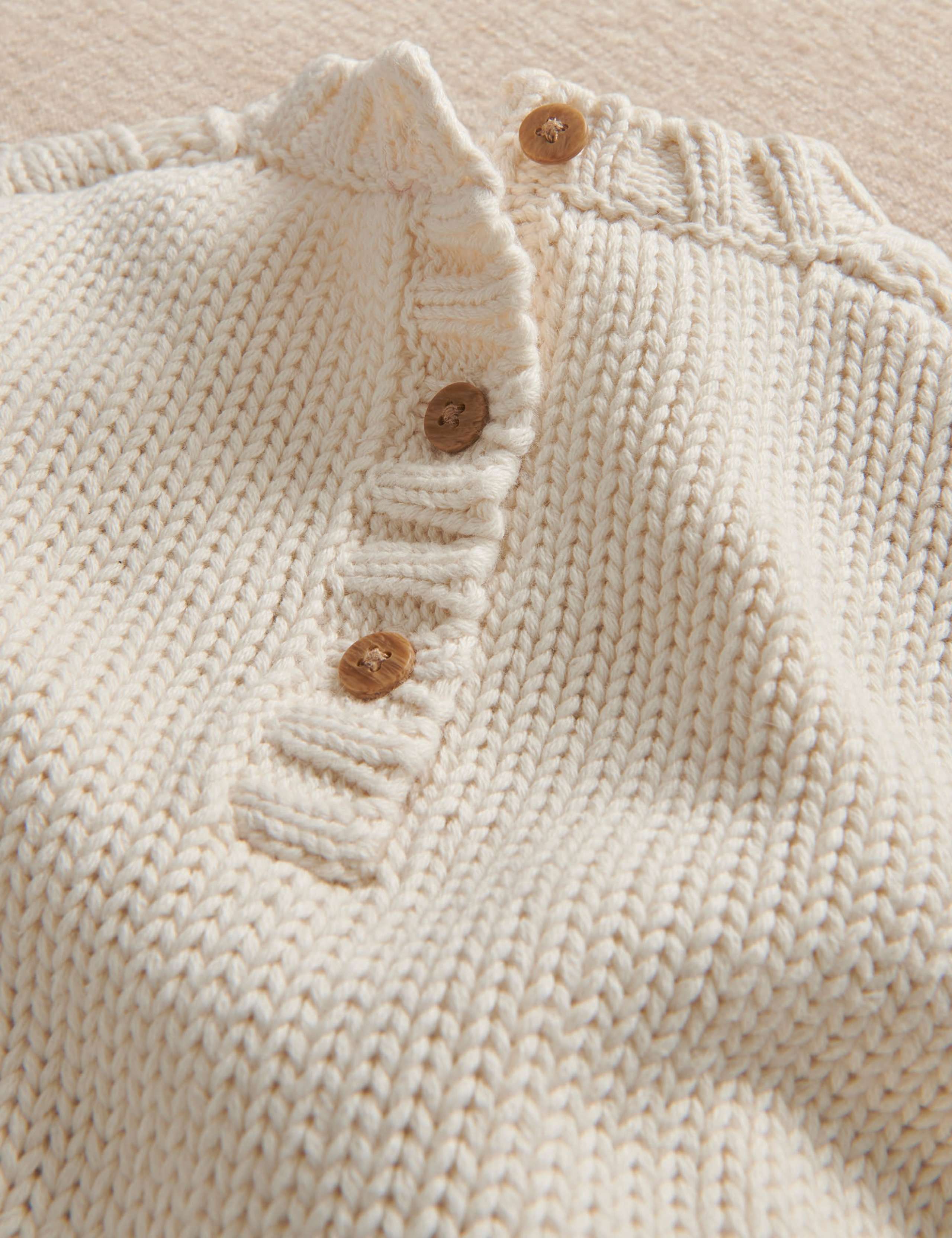 Pure Cotton Embroidered Jumper Dress (0-3 Yrs) 4 of 4