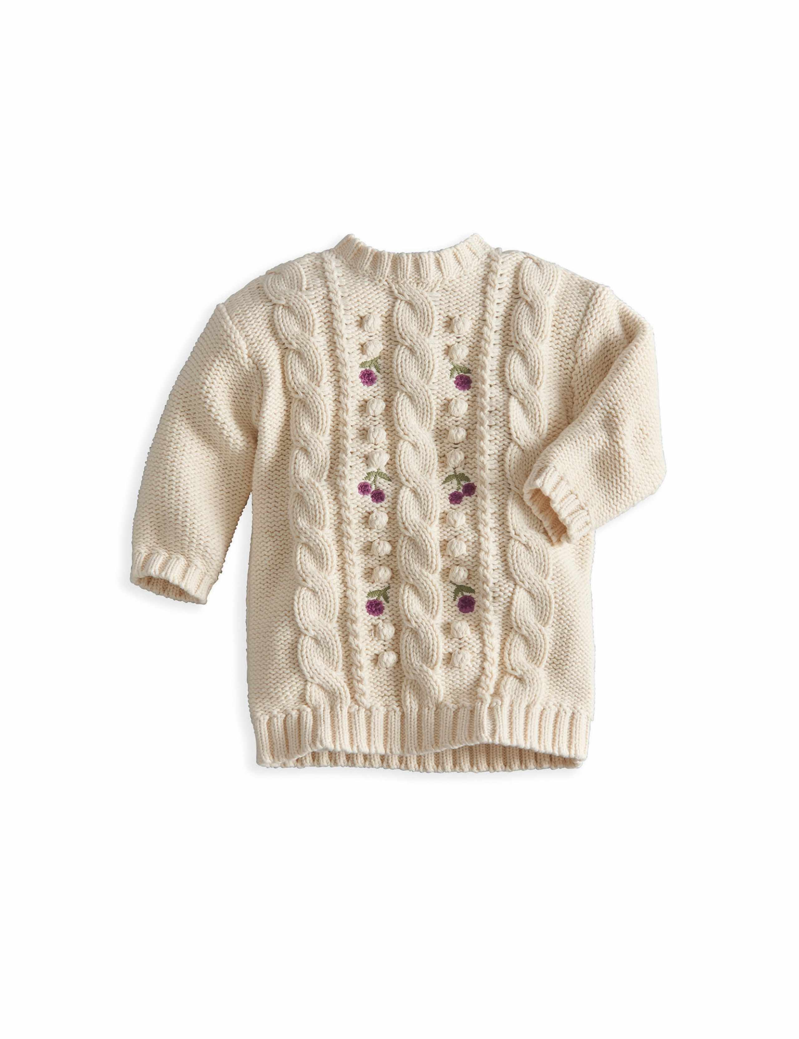 Pure Cotton Embroidered Jumper Dress (0-3 Yrs) 2 of 4