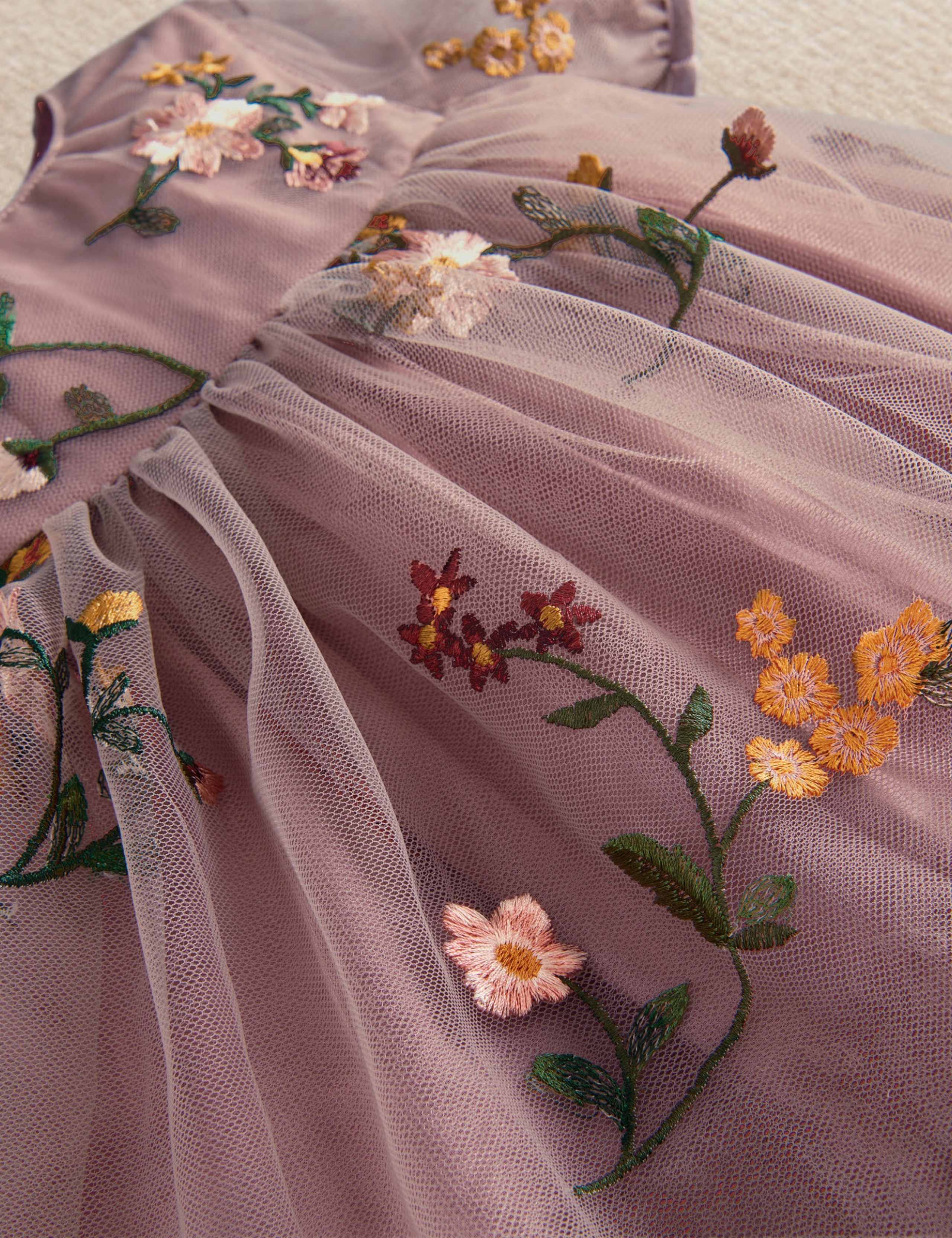 Floral Embroidered Layered Dress (0-3 Yrs) 4 of 4