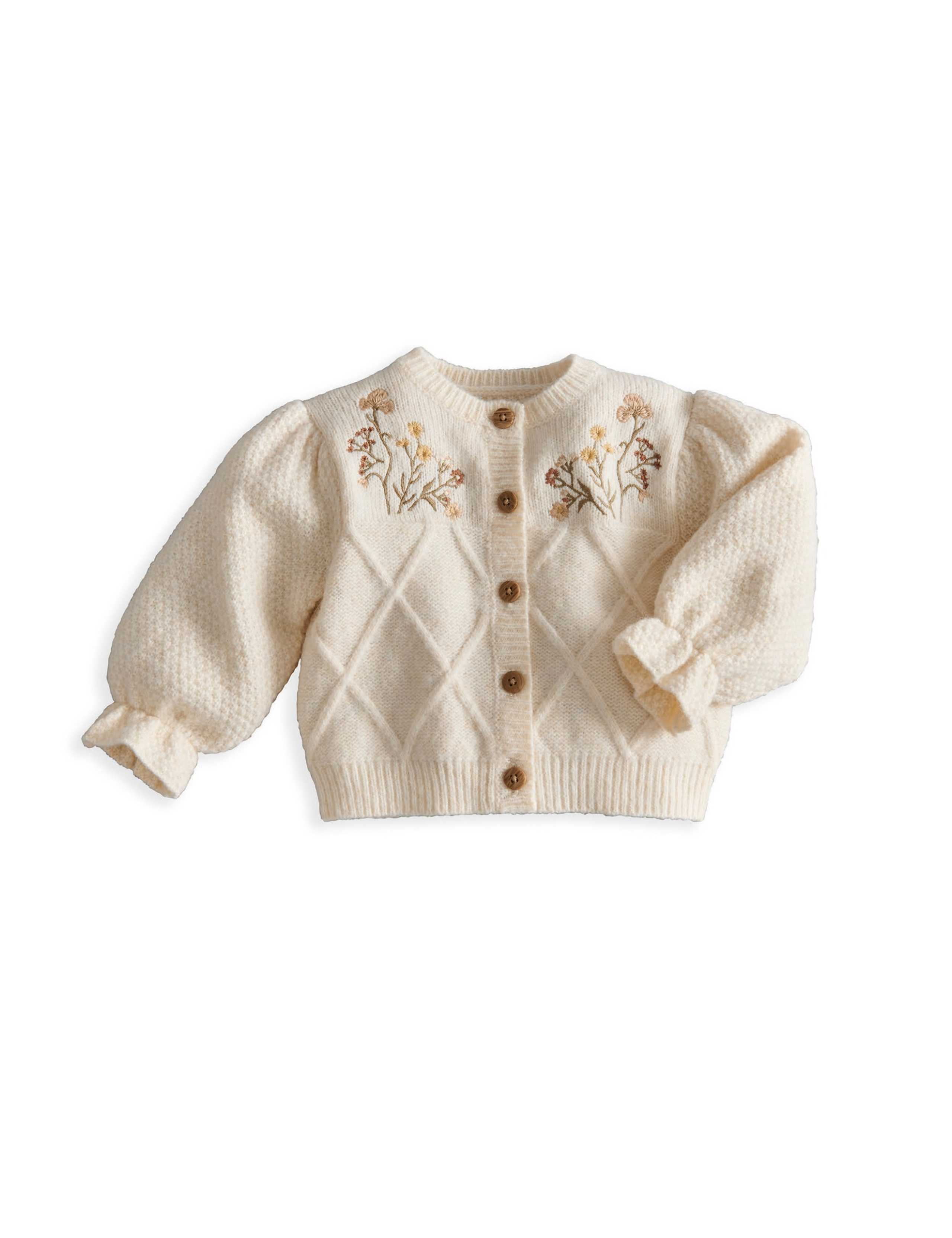 Flower Embroidered Cardigan 2 of 4