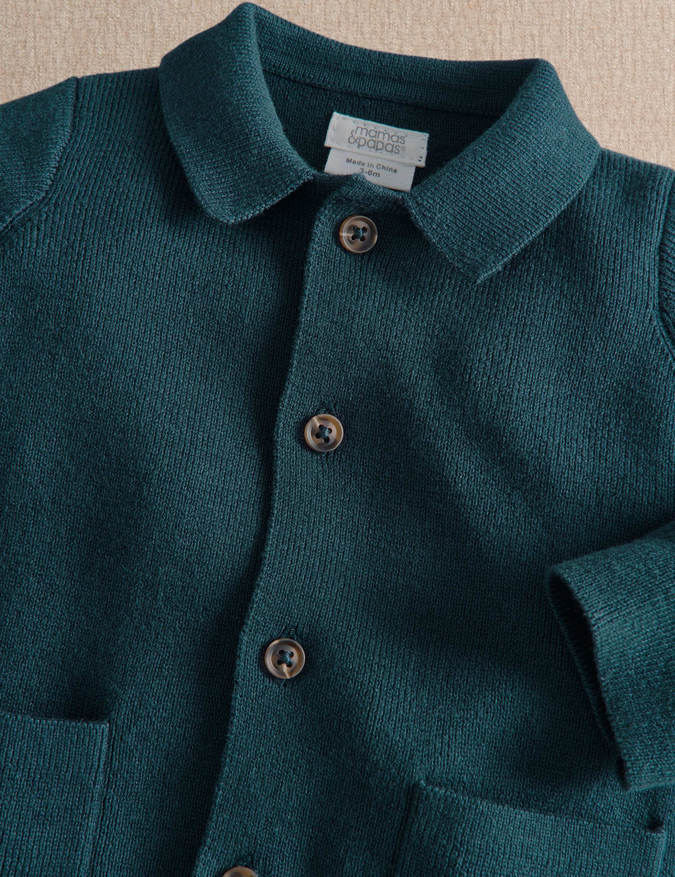 Pure Cotton Knitted Cardigan 3 of 4