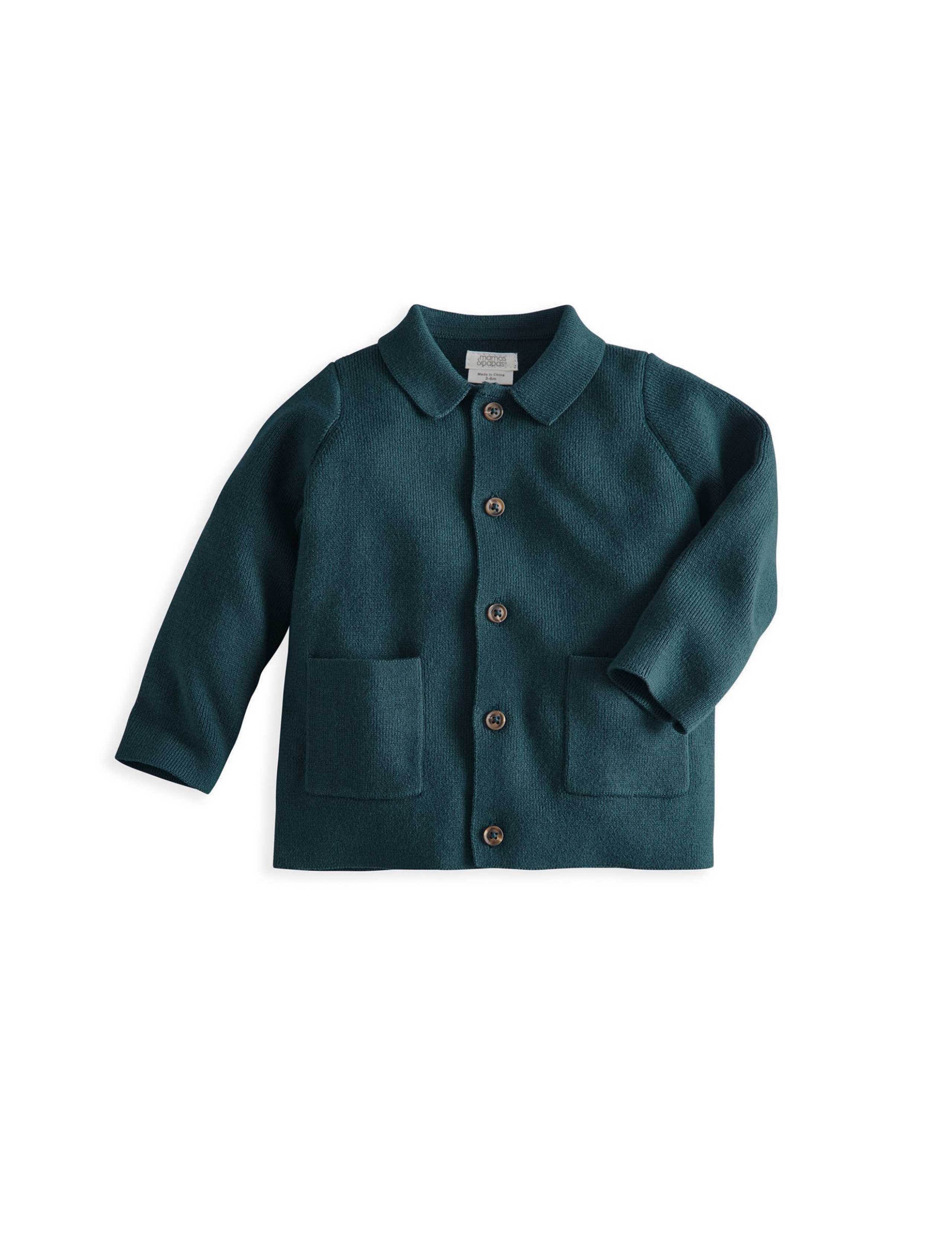 Pure Cotton Knitted Cardigan 2 of 4