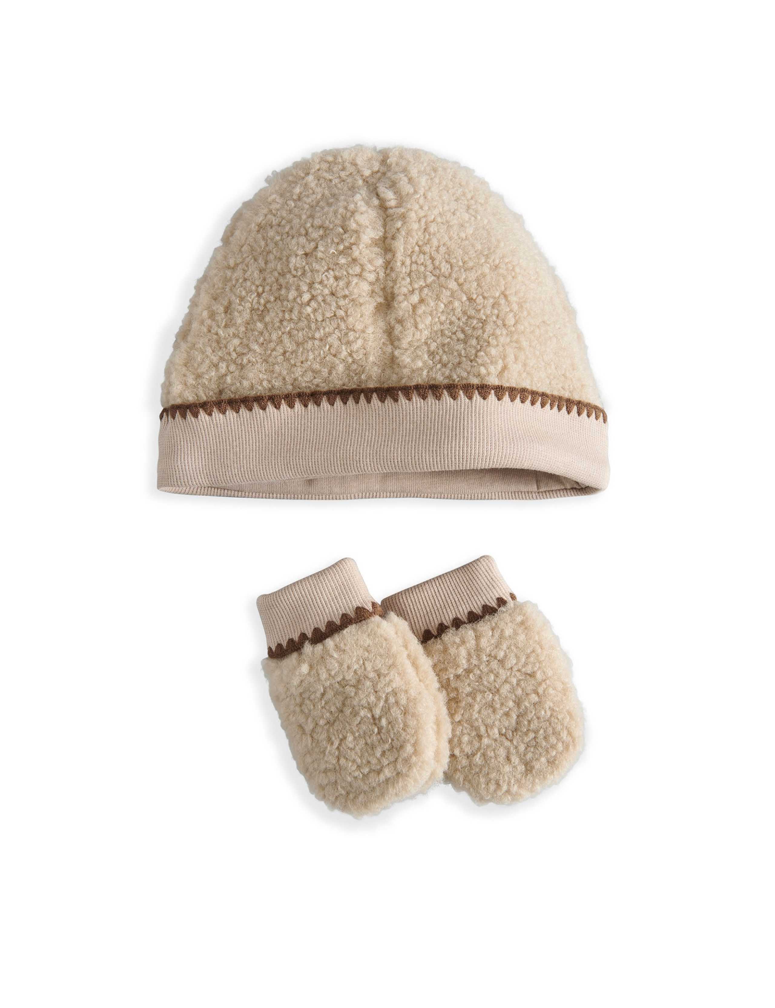 Borg Hat & Mitts Set 2 of 4