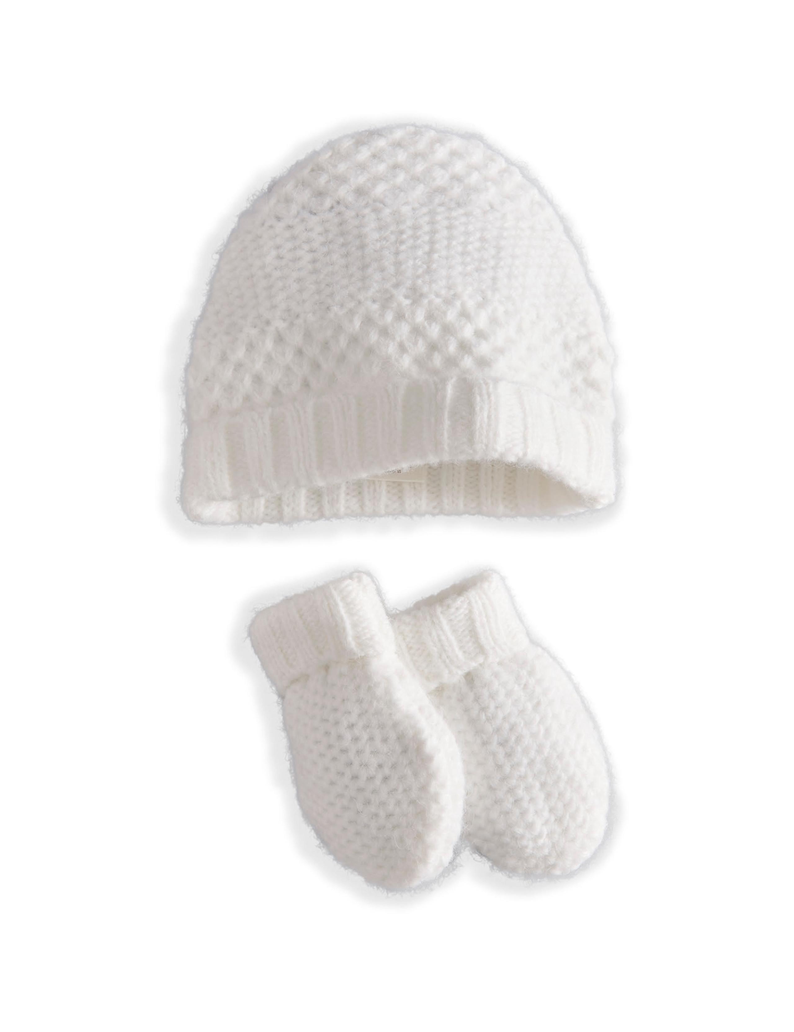Knitted Hat & Mitts Set 2 of 4