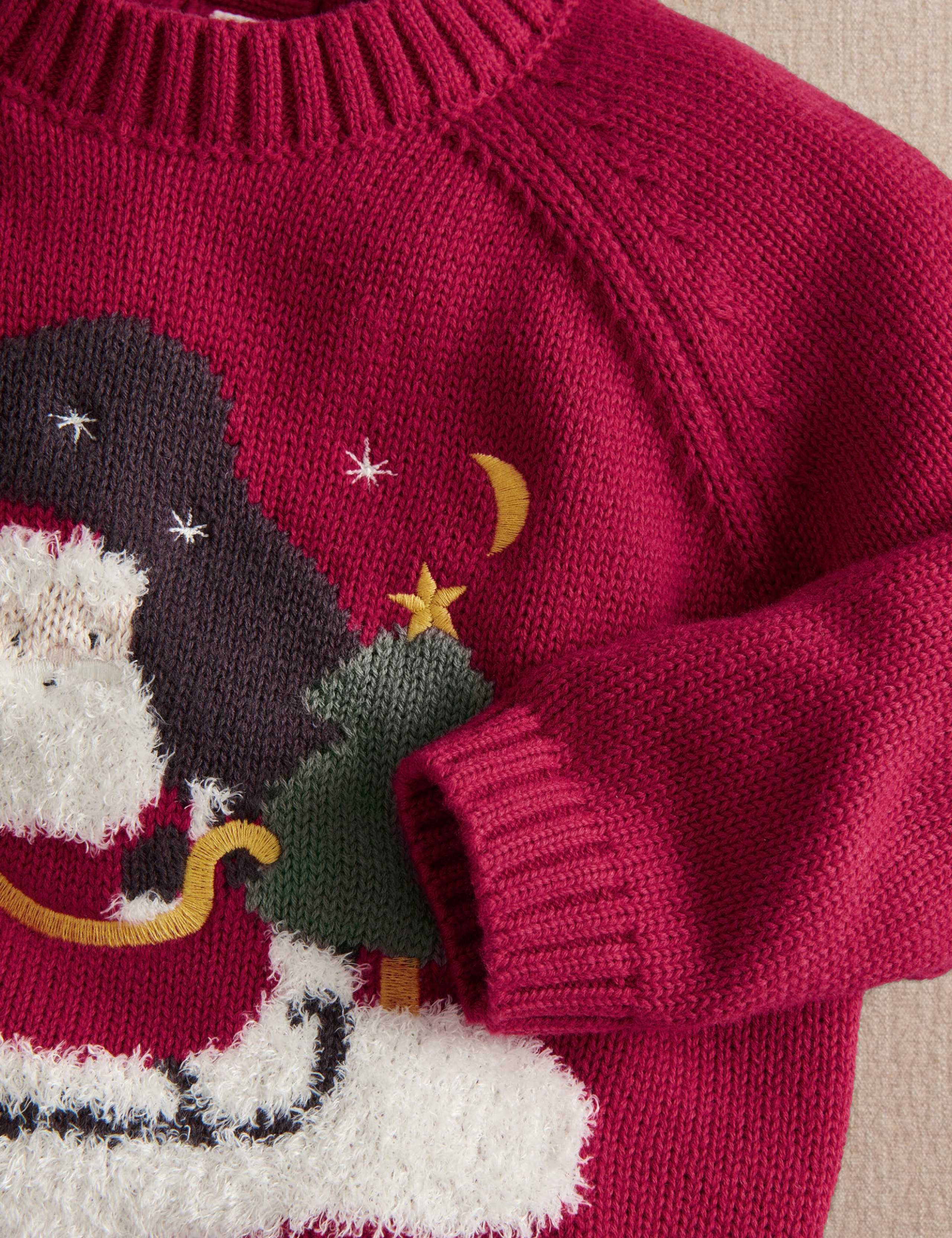 Pure Cotton Santa Christmas Jumper (0-3 Yrs) 6 of 7