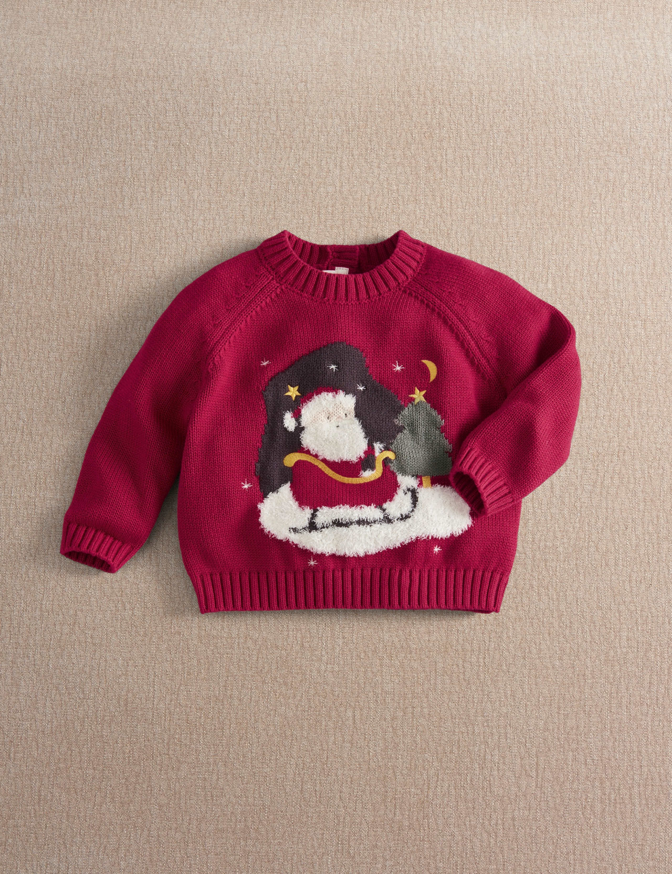 Pure Cotton Santa Christmas Jumper (0-3 Yrs) 7 of 7