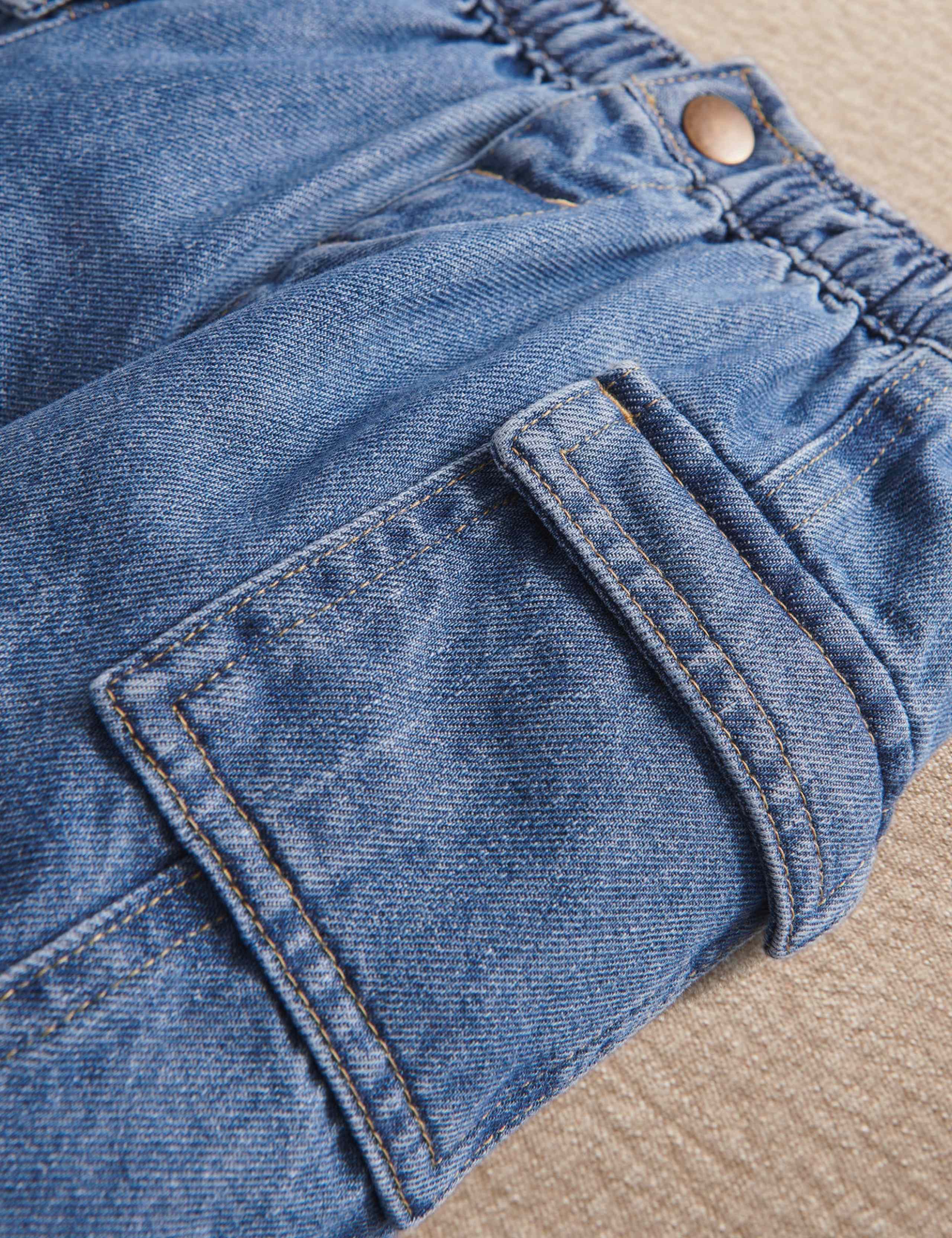 Straight Pure Cotton Jeans (0-3 Yrs) 3 of 4