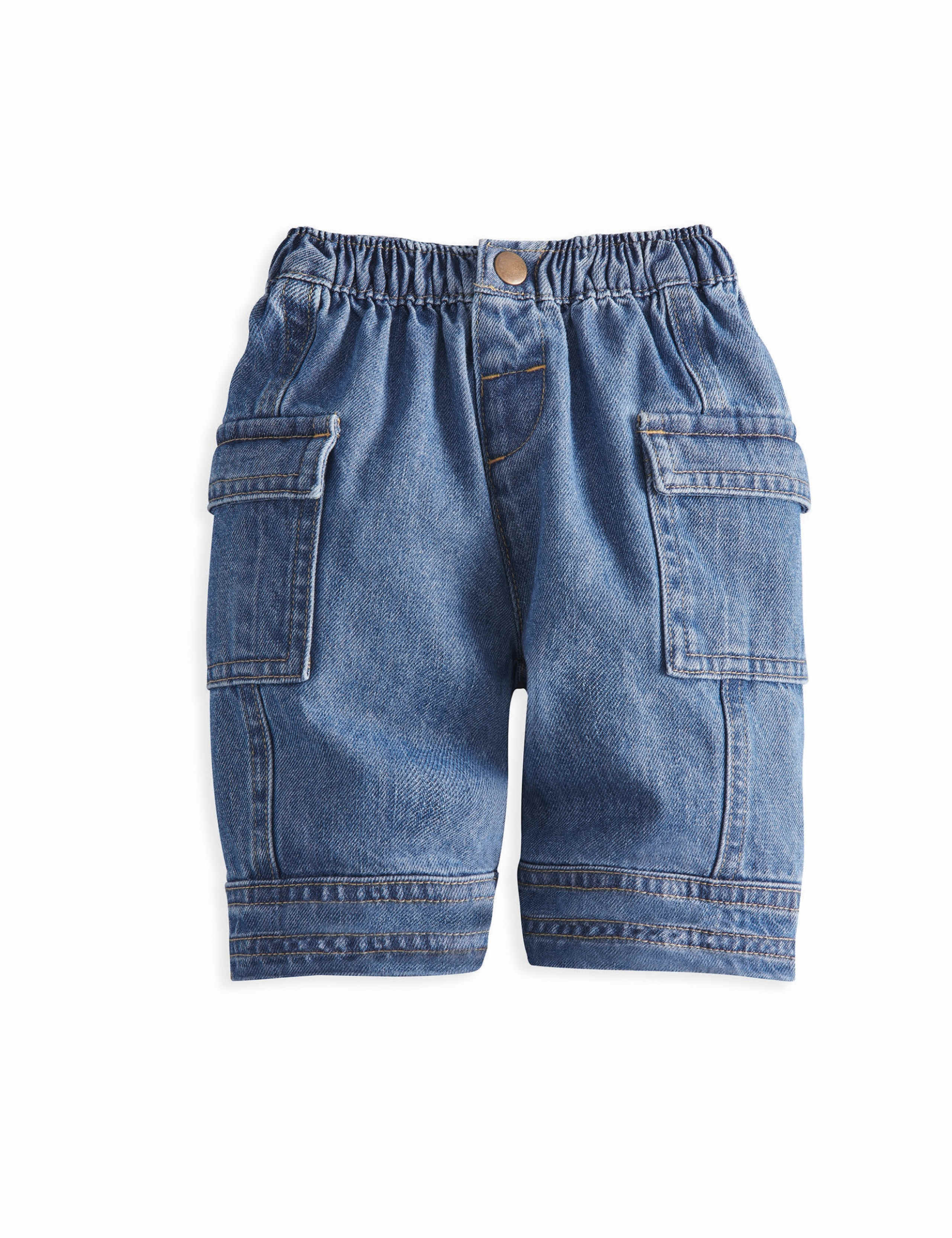 Straight Pure Cotton Jeans (0-3 Yrs) 2 of 4