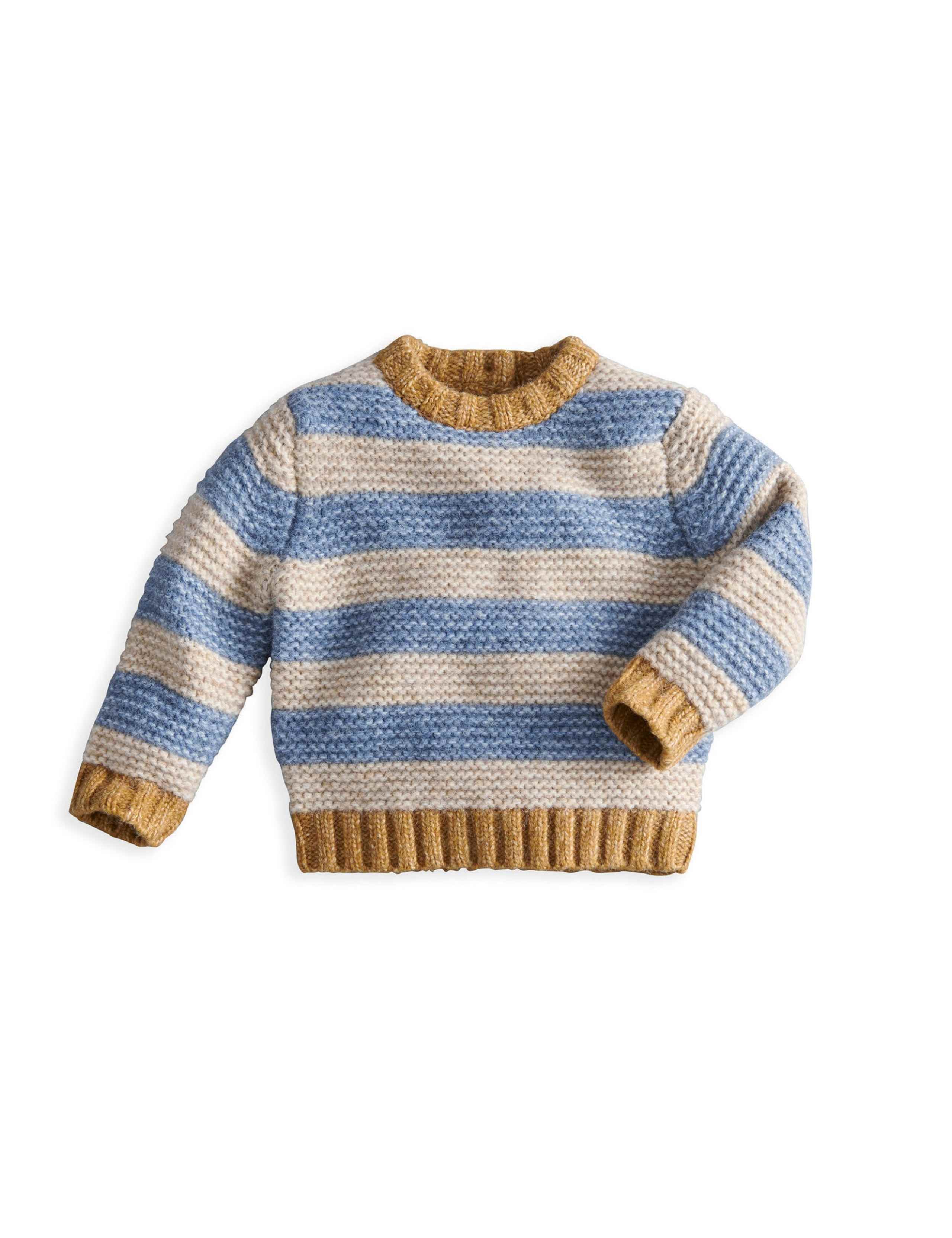 Striped Button Fastening Jumper (0-3 Yrs) 2 of 4