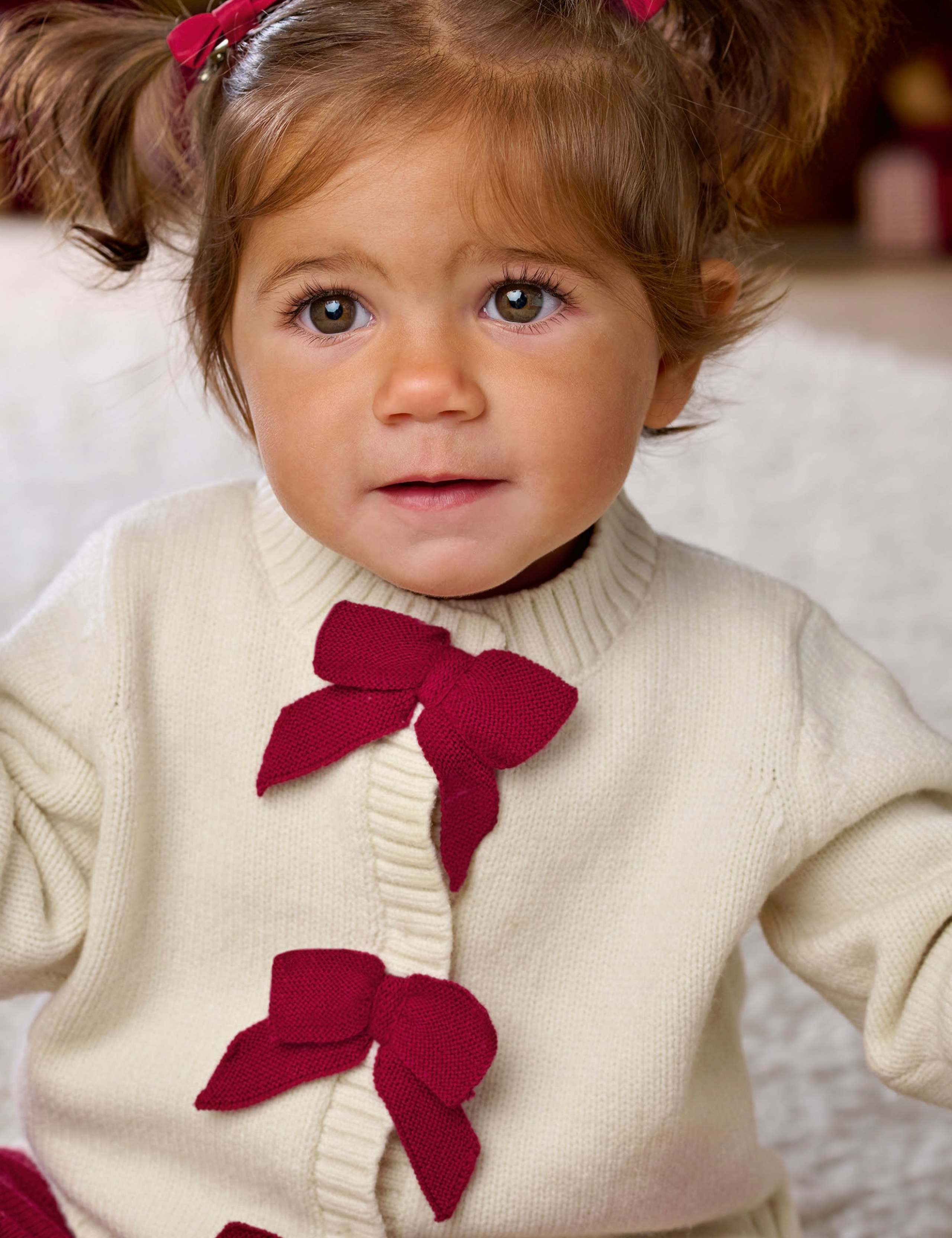 Cotton Blend Christmas Cardigan & Legging Set 4 of 7