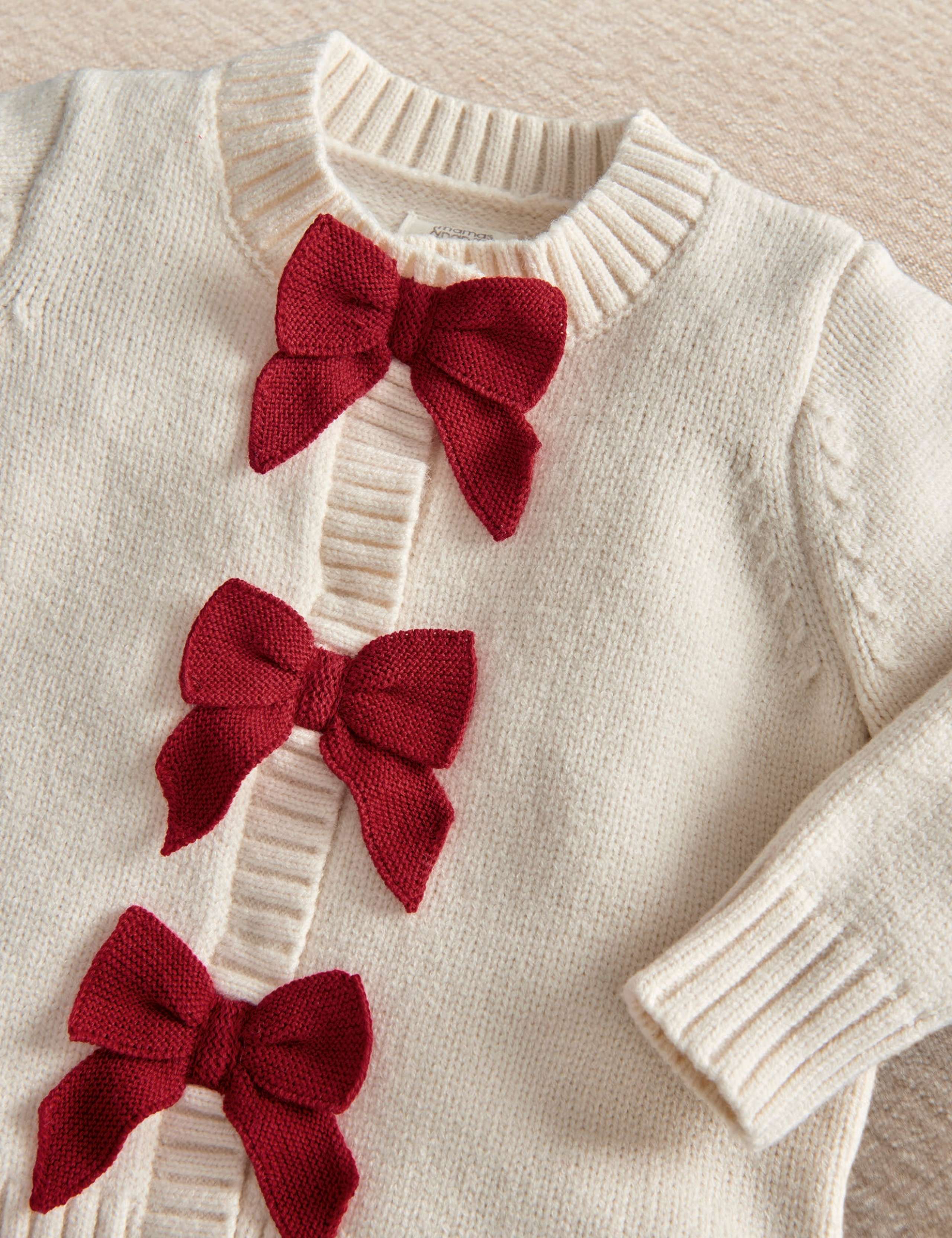Cotton Blend Christmas Cardigan & Legging Set 6 of 7
