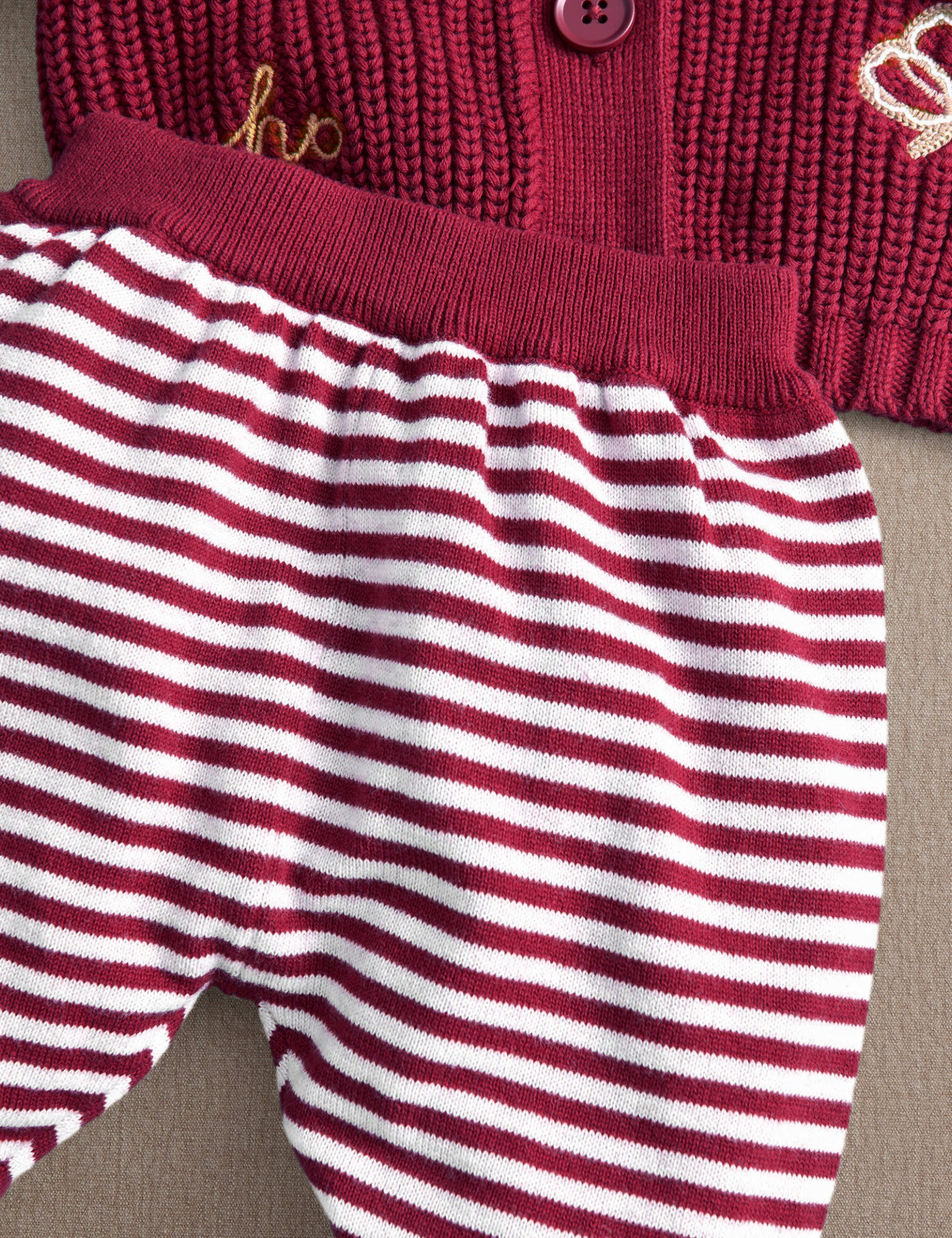 Pure Cotton Christmas Cardigan & Legging Set 8 of 8