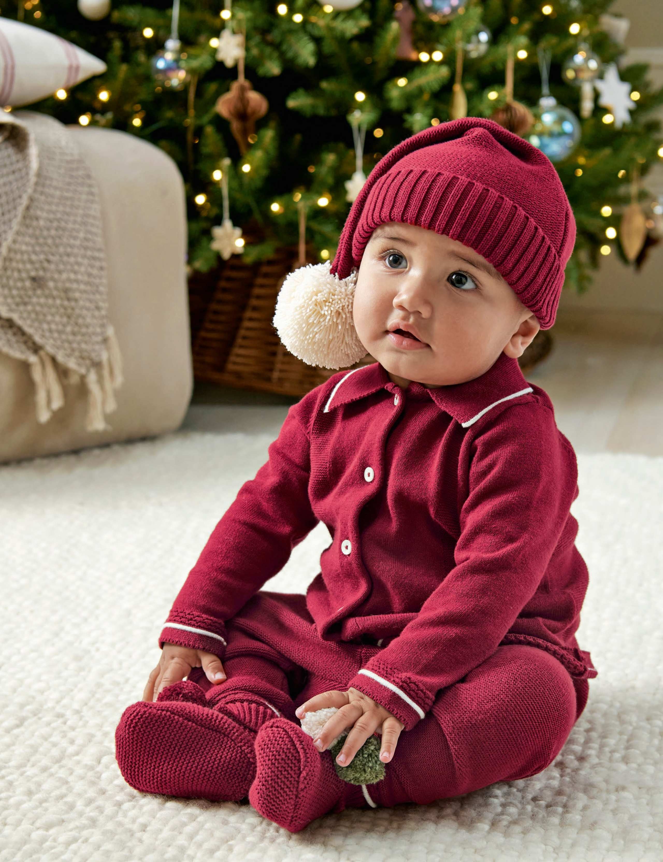 Pure Cotton Christmas Shirt & Legging Set 1 of 8