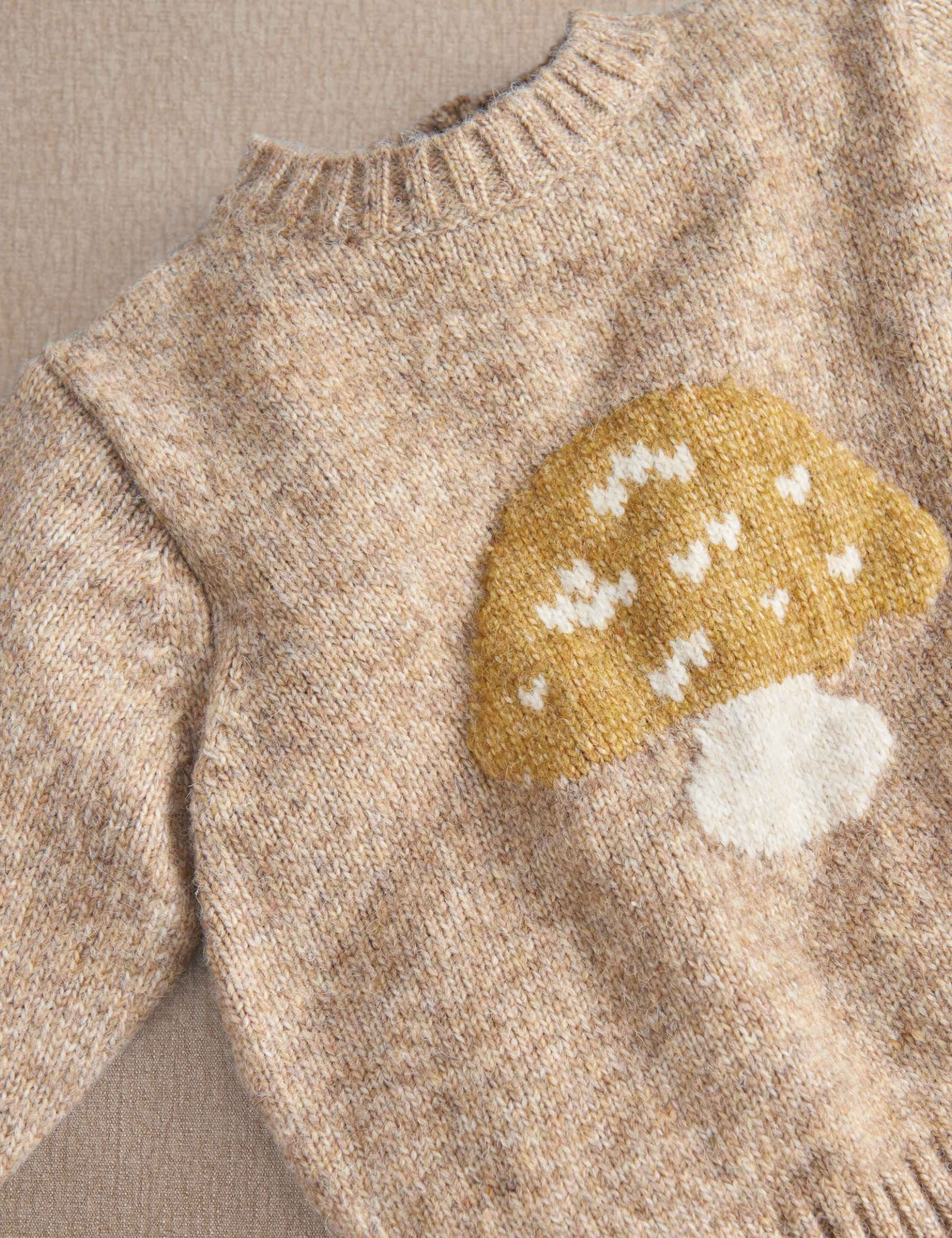 Knitted Toadstool Top & Bottom Set 3 of 4