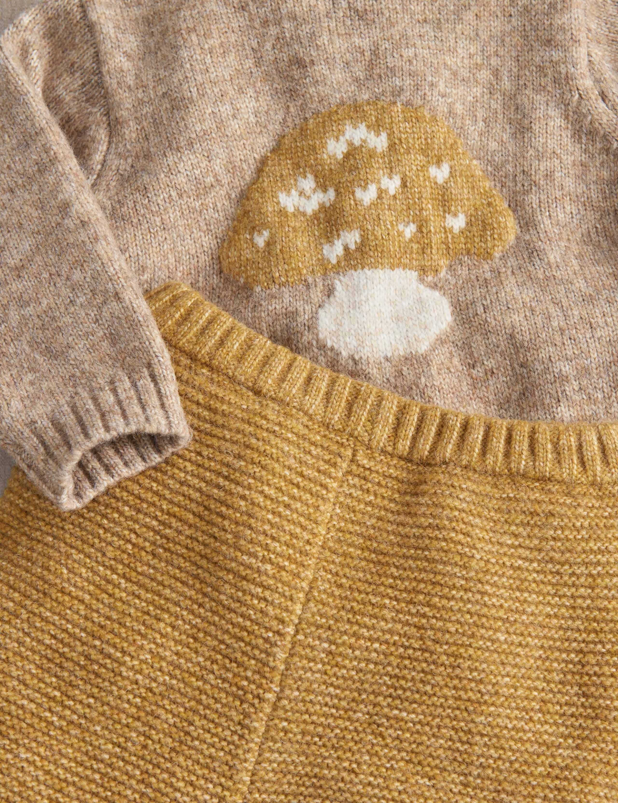 Knitted Toadstool Top & Bottom Set 4 of 4