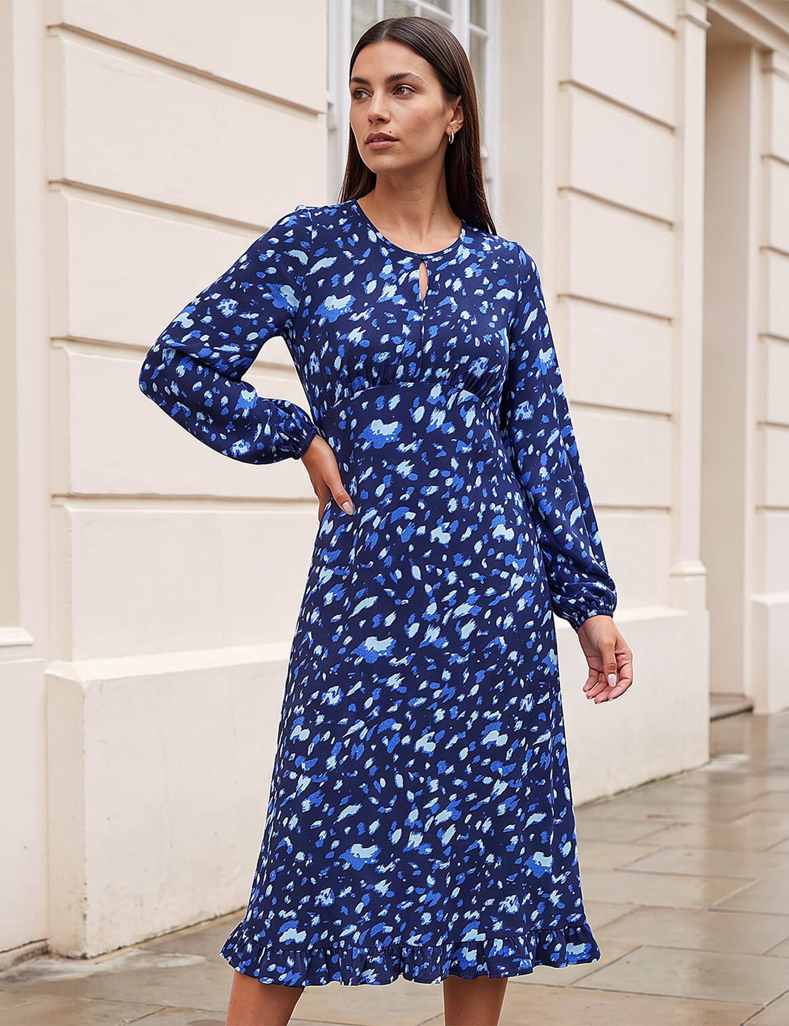 Abstract Keyhole Dress 1 of 4