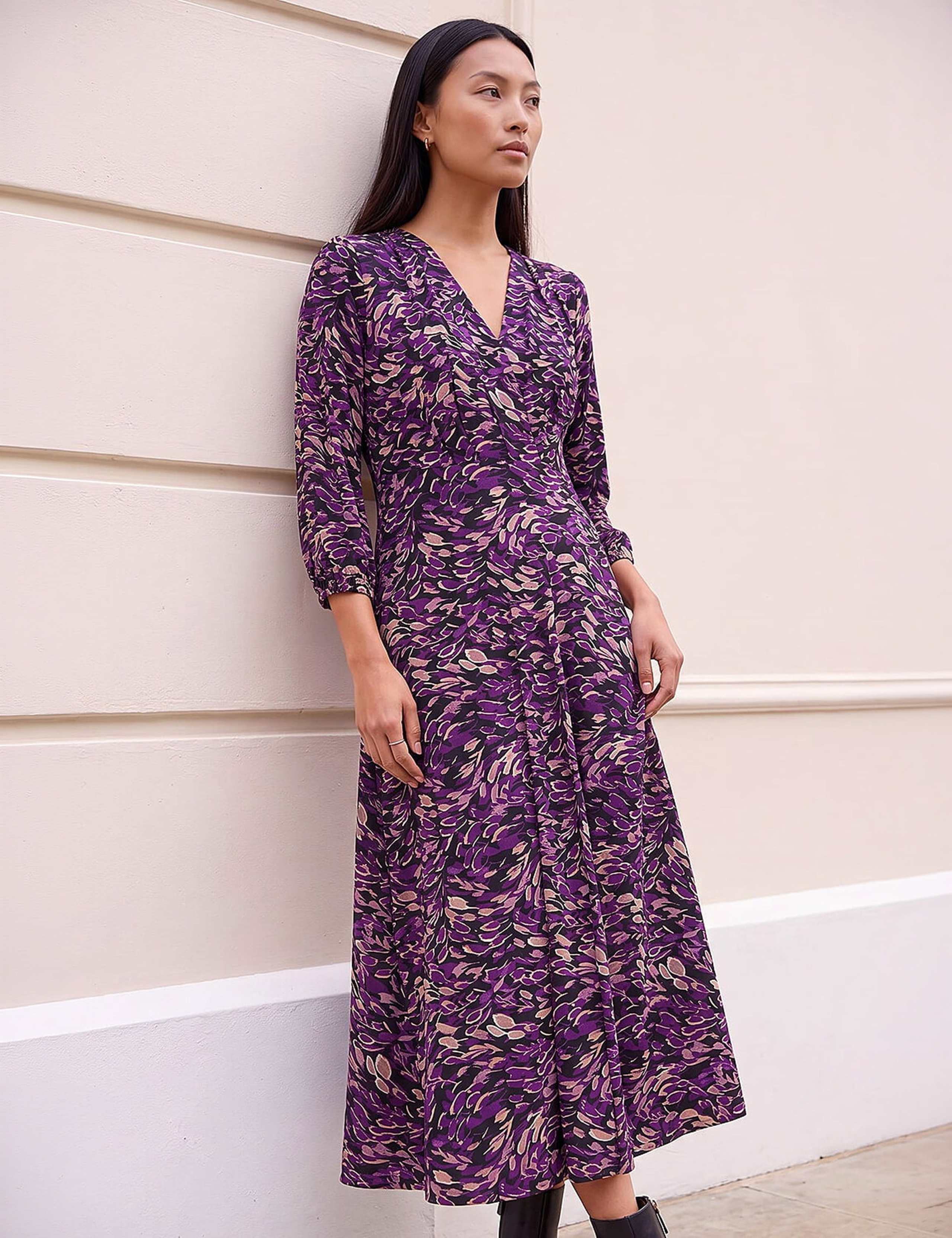 Printed Midi Dress 3 of 4